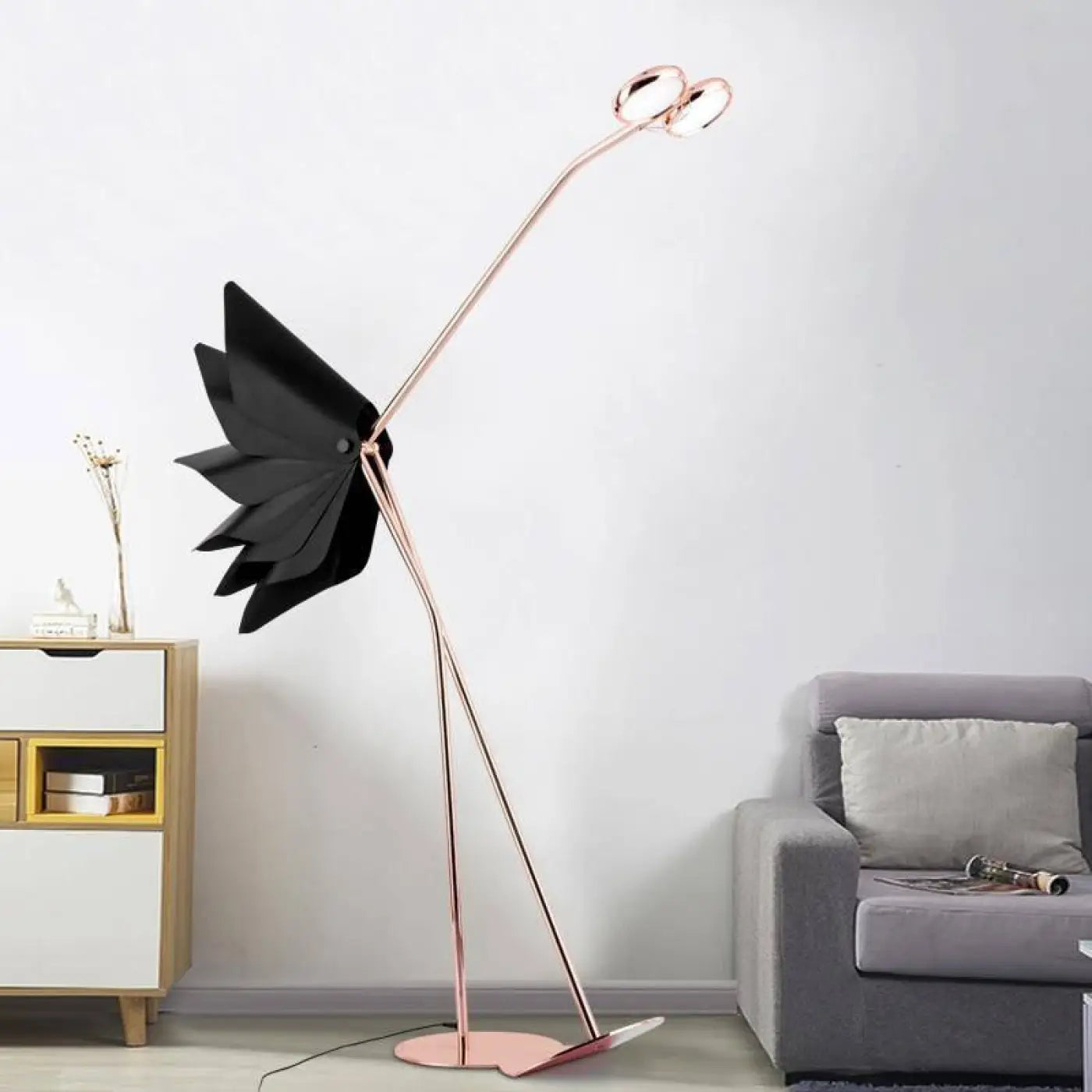 Lampadaire - Autruche