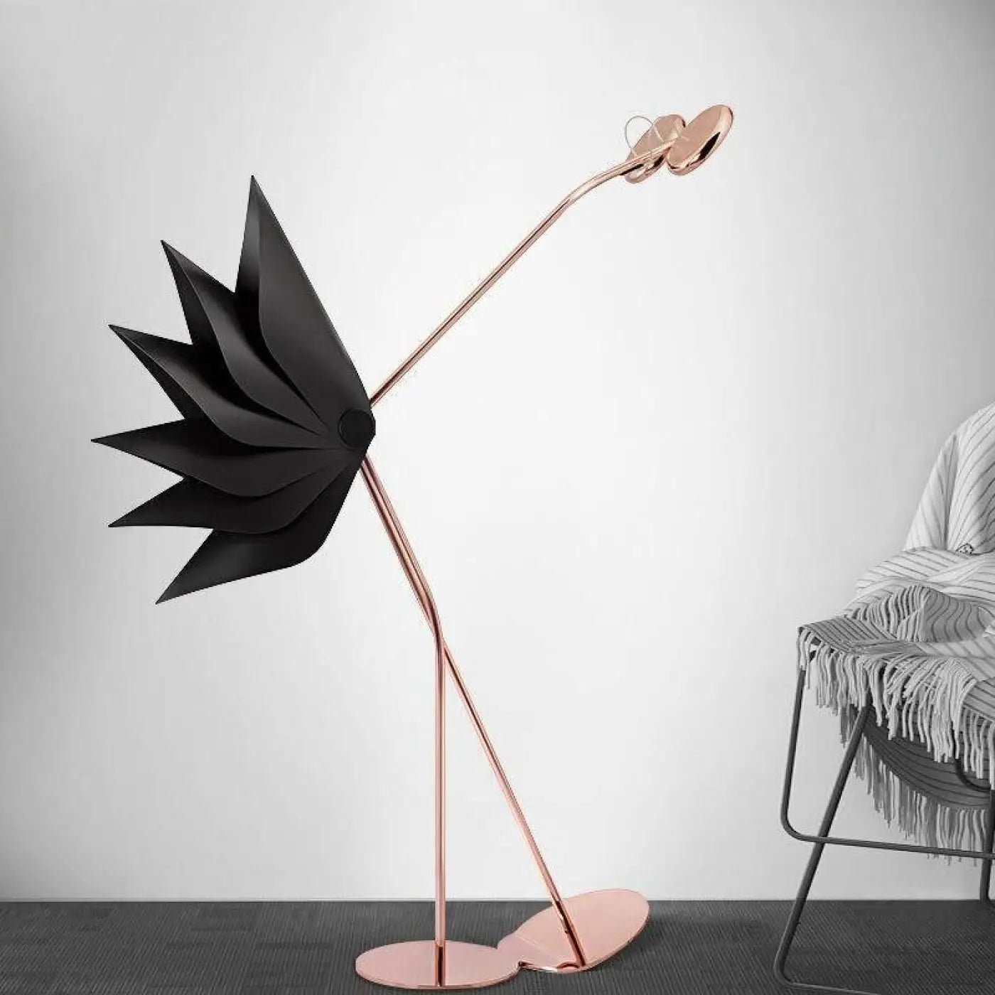 Lampadaire - Autruche