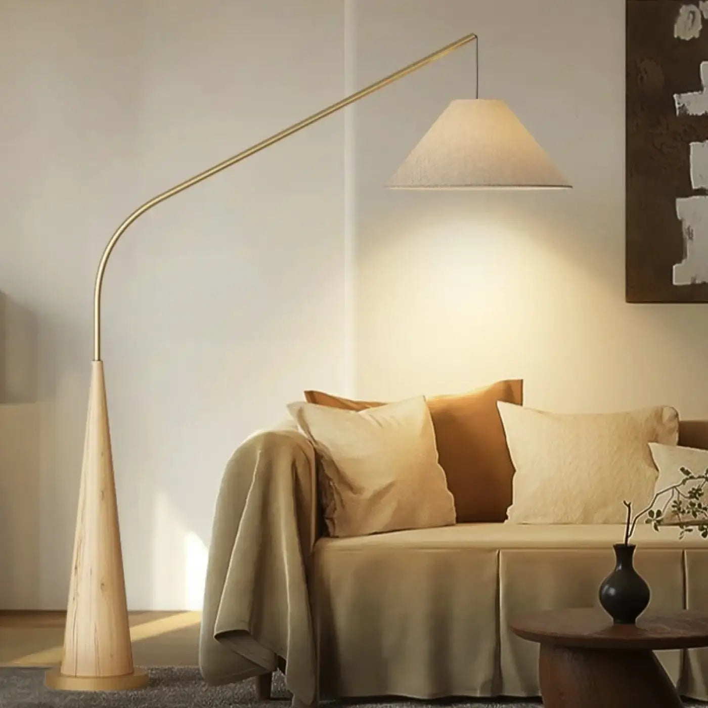 Lampadaire Scandinave en Bois - Arvika
