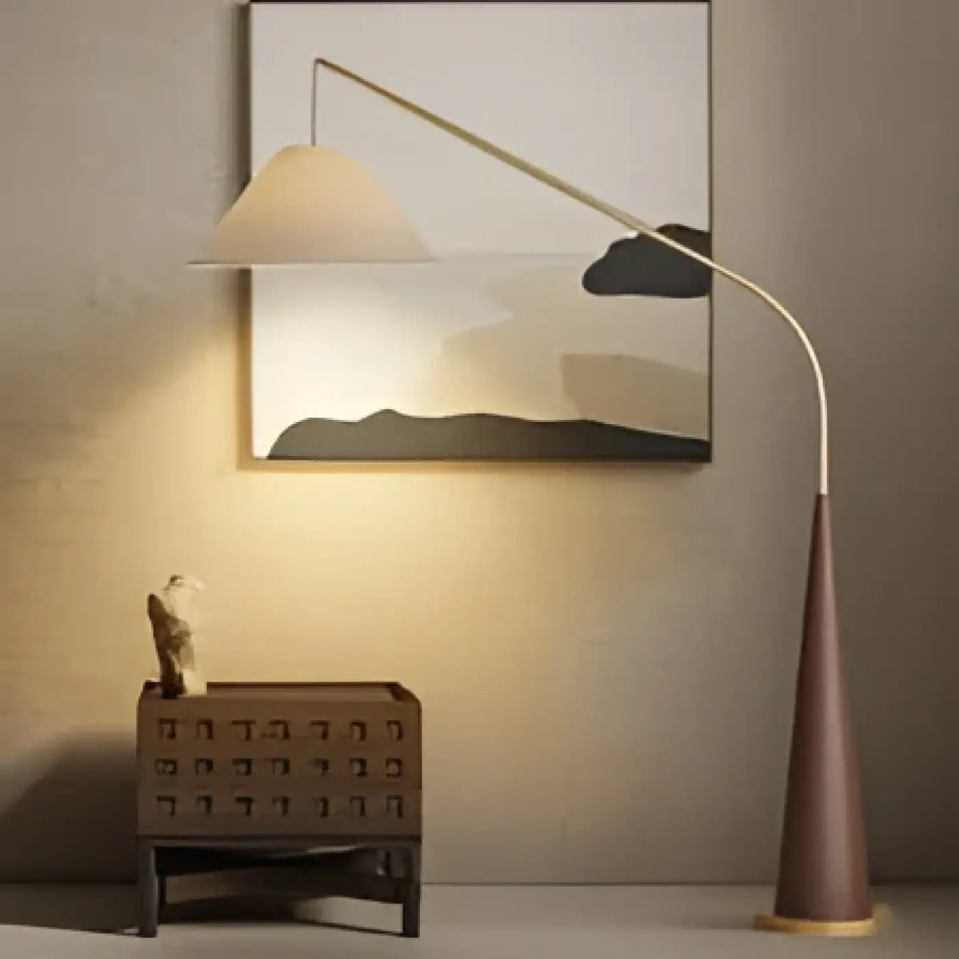 Lampadaire Scandinave en Bois - Arvika