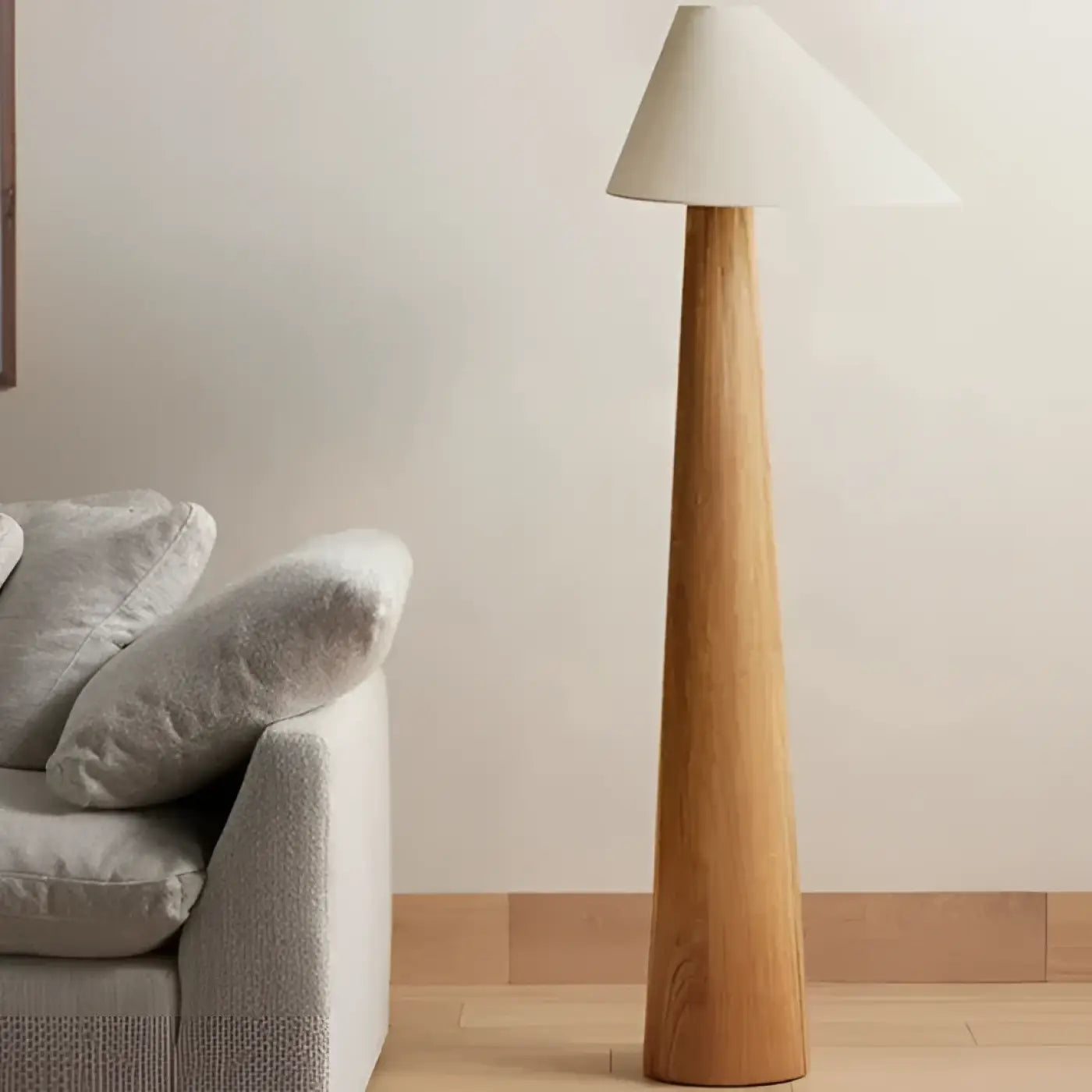 Lampadaire Design en Bois - Chenou