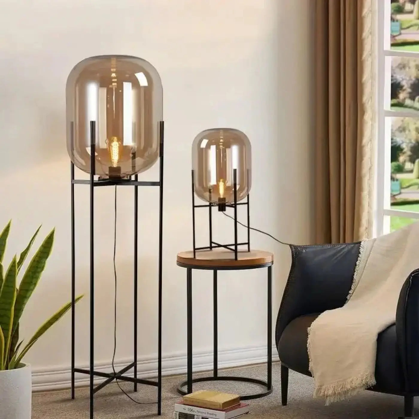 Lampadaire Design en Verre - Vito
