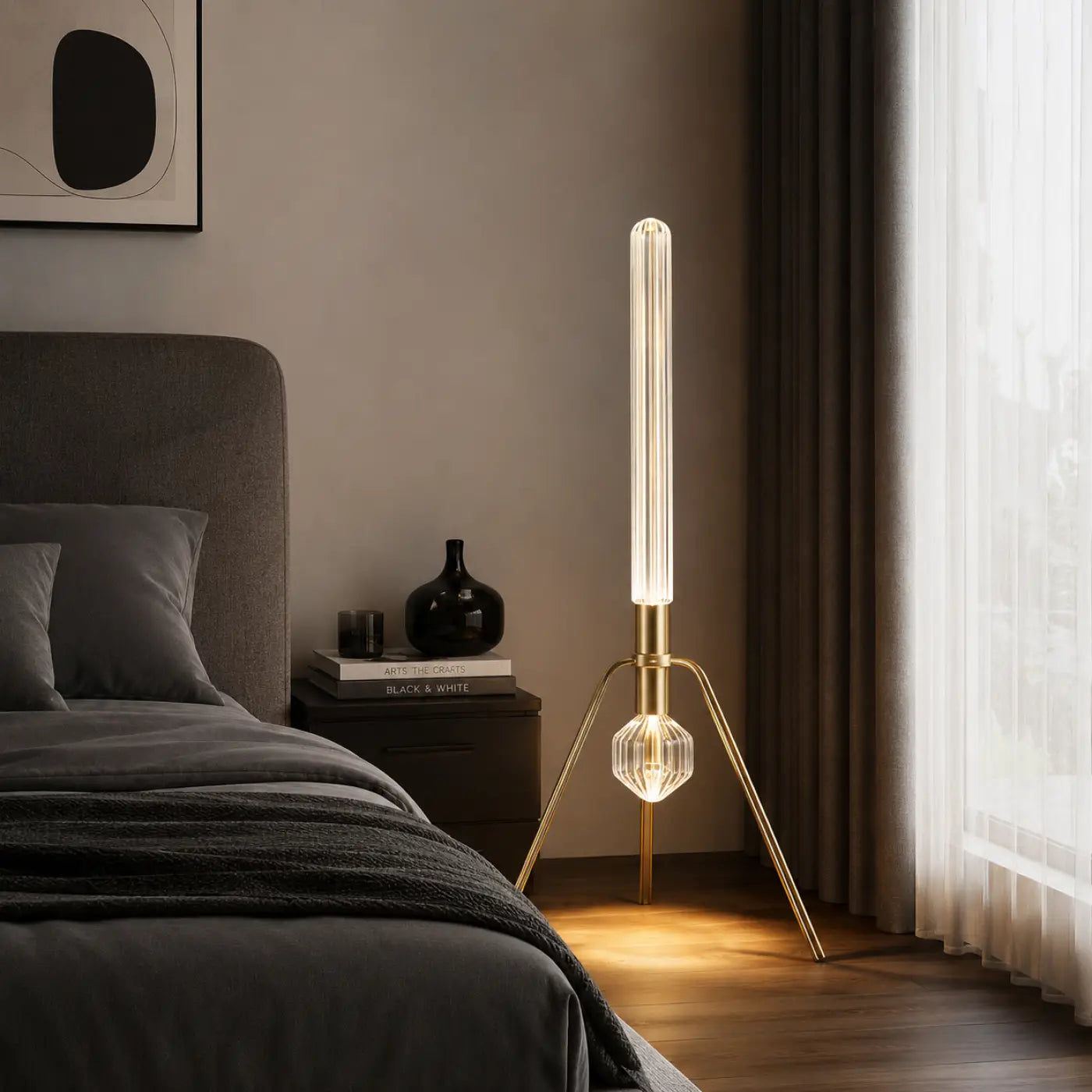 Lampadaire Design en Verre - Shor