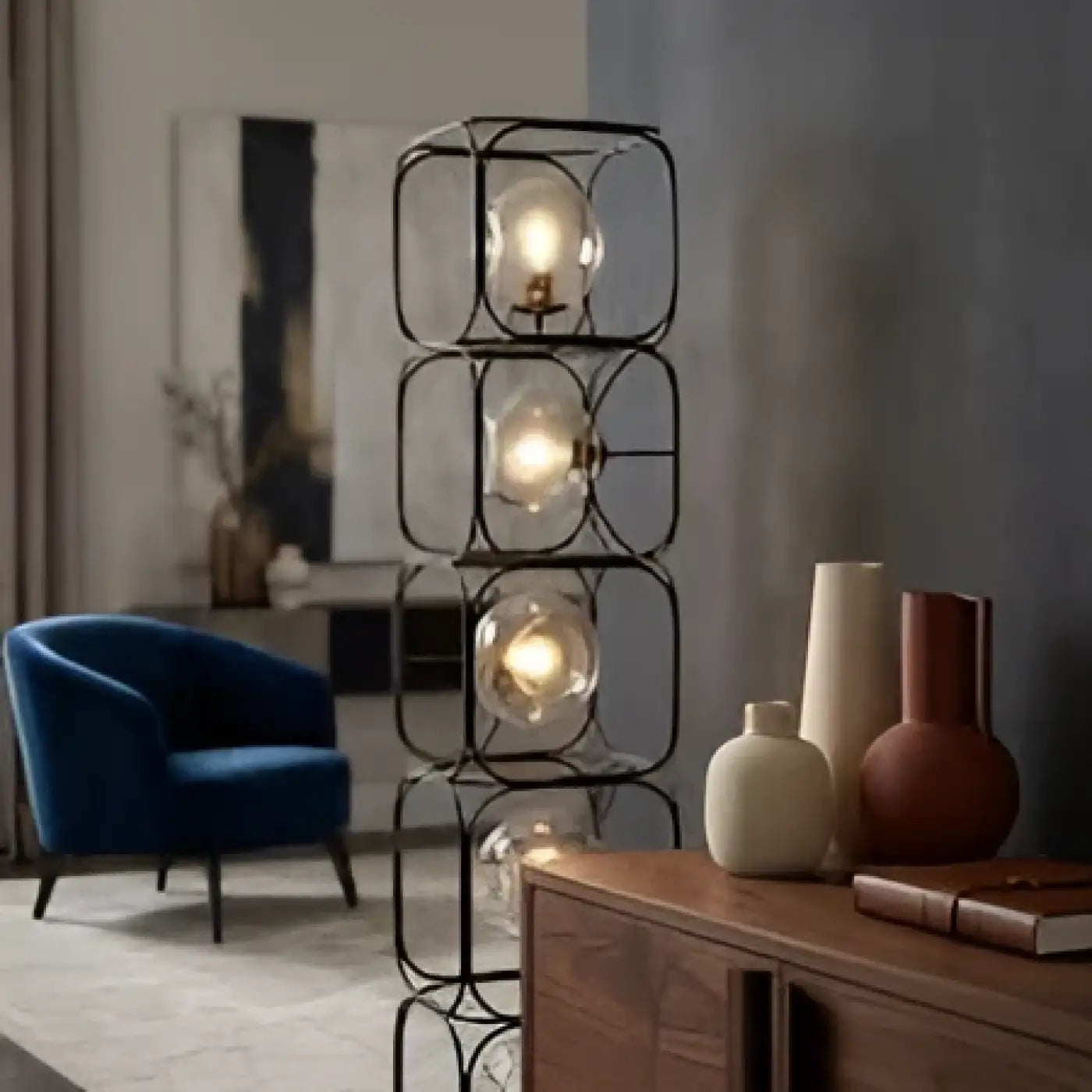 Lampadaire en Metal - Luxora