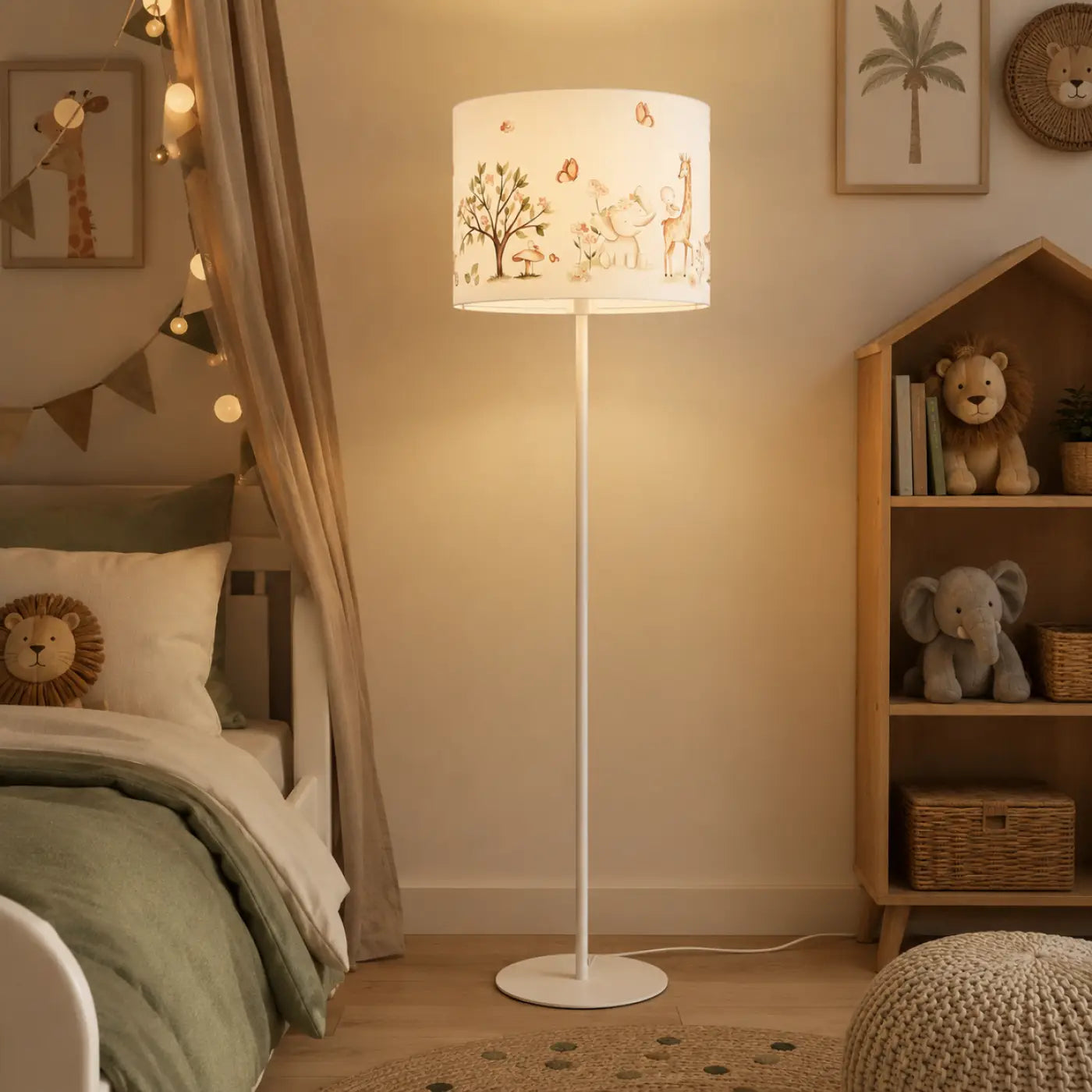 Lampadaire - Sweet Dreams (Blanc/Marron Clair)