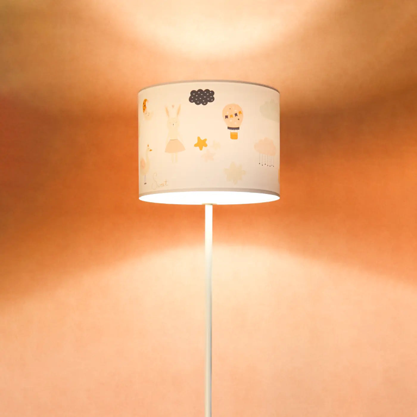 Lampadaire - Sweet Dreams (Blanc/Orange)