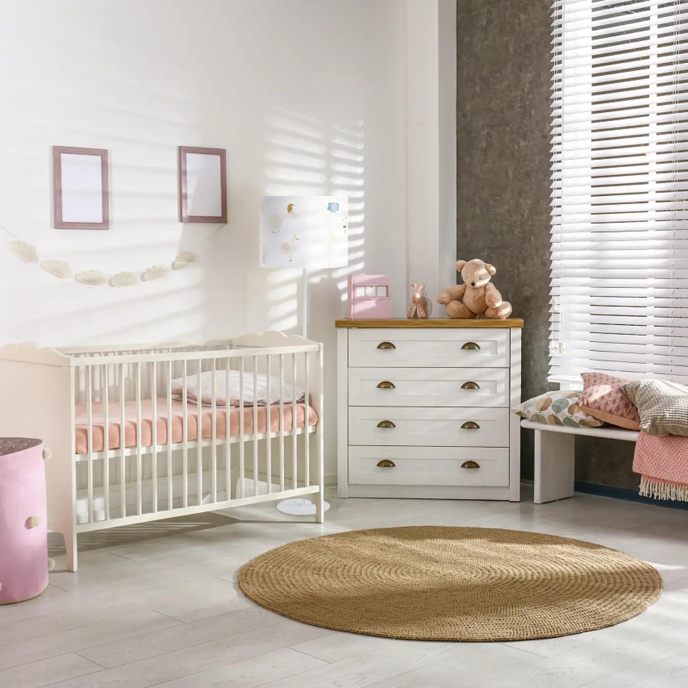 Lampadaire - Sweet Dreams (Blanc/Orange)