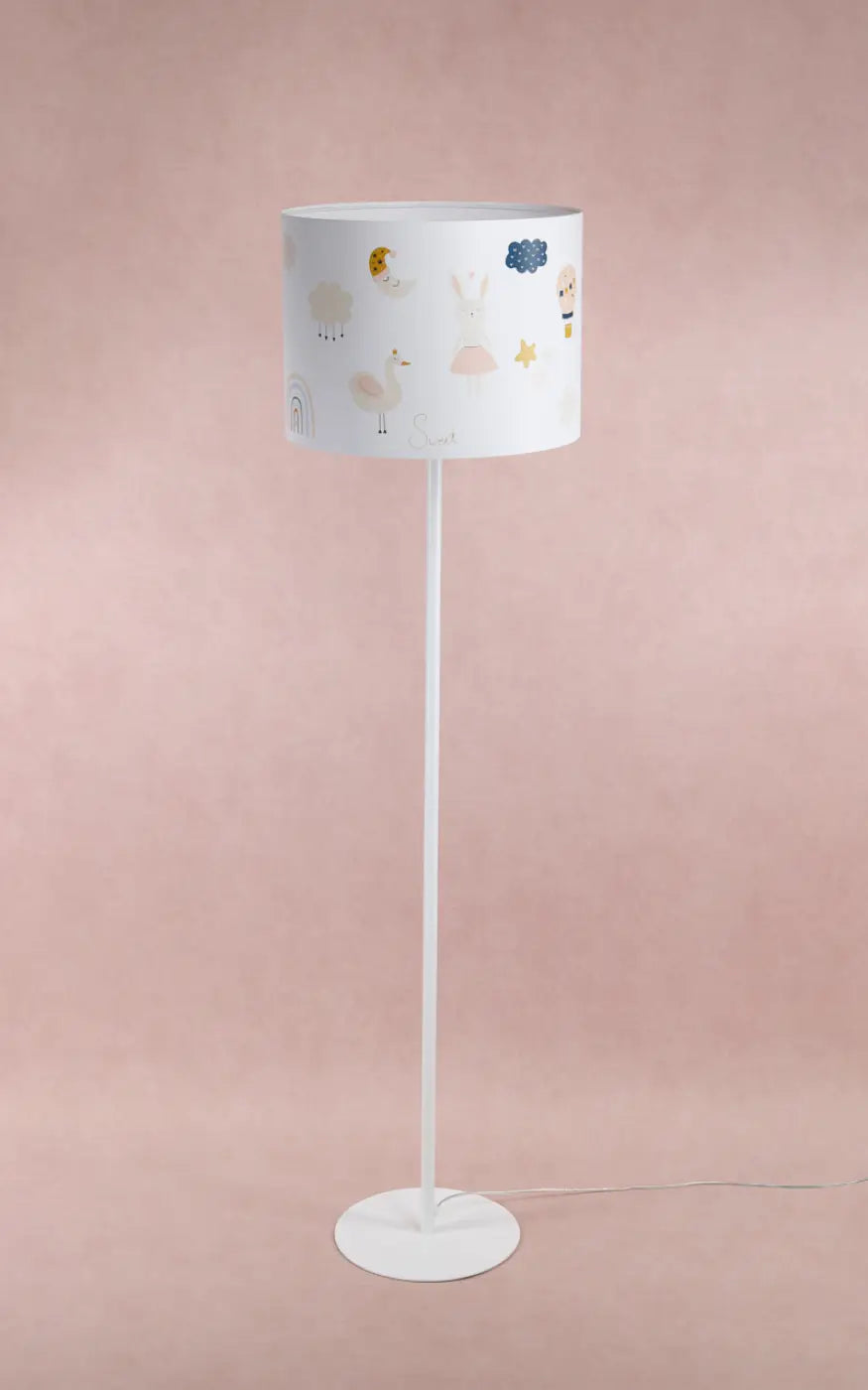 Lampadaire - Sweet Dreams (Blanc/Orange)
