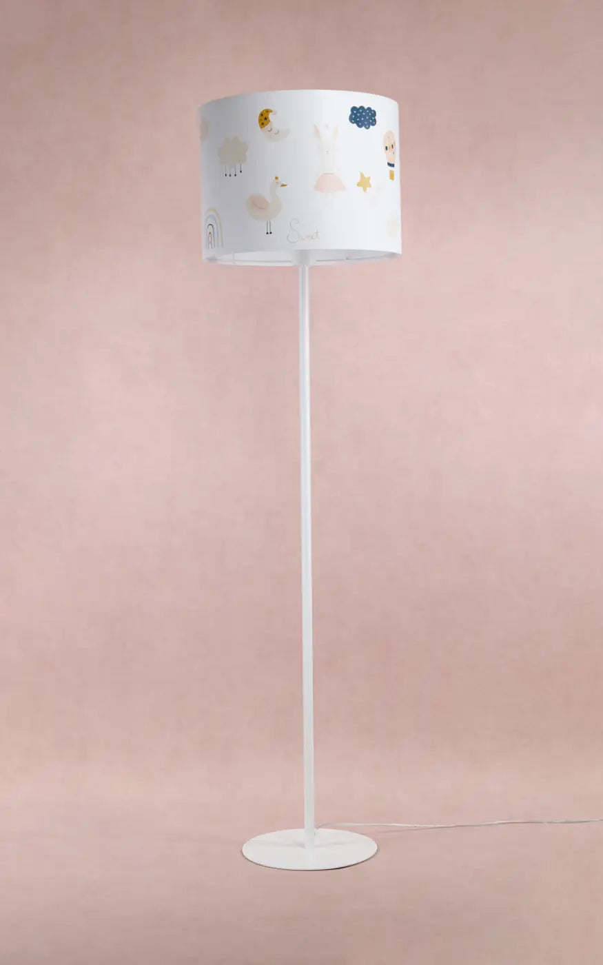 Lampadaire - Sweet Dreams (Blanc/Orange)