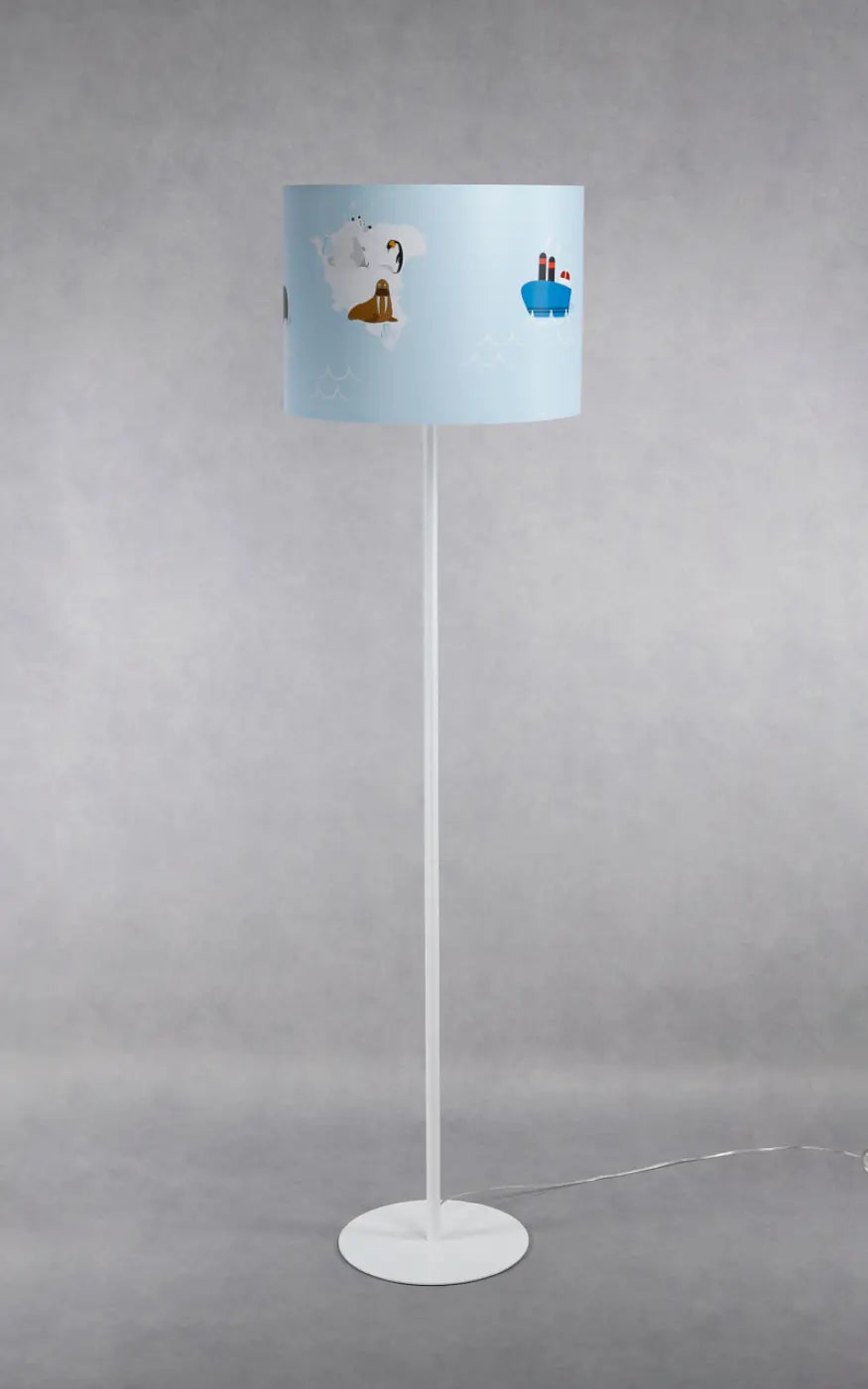 Lampadaire - Sweet Dreams (Bleu Pastel/Blanc/Marron)