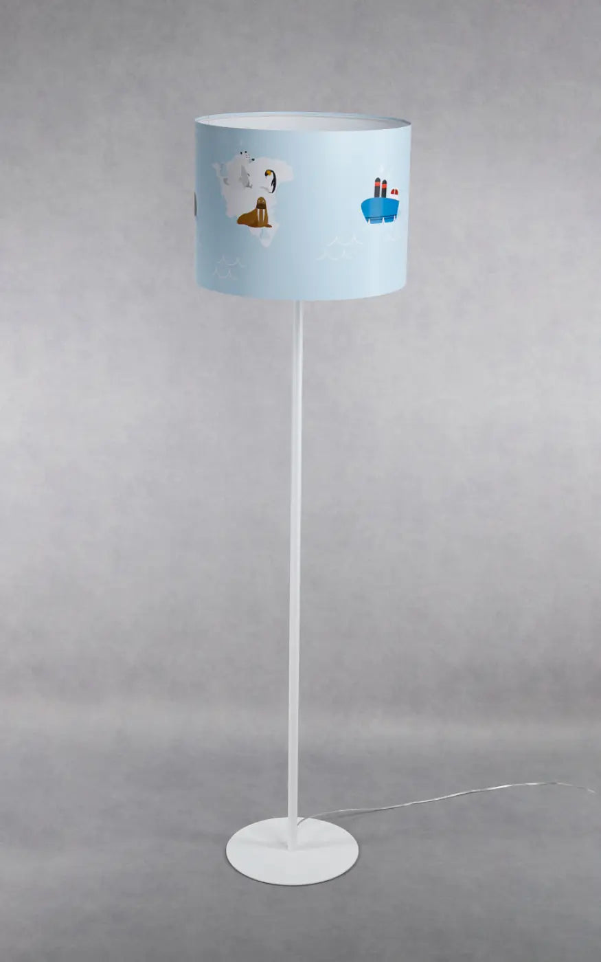 Lampadaire - Sweet Dreams (Bleu Pastel/Blanc/Marron)