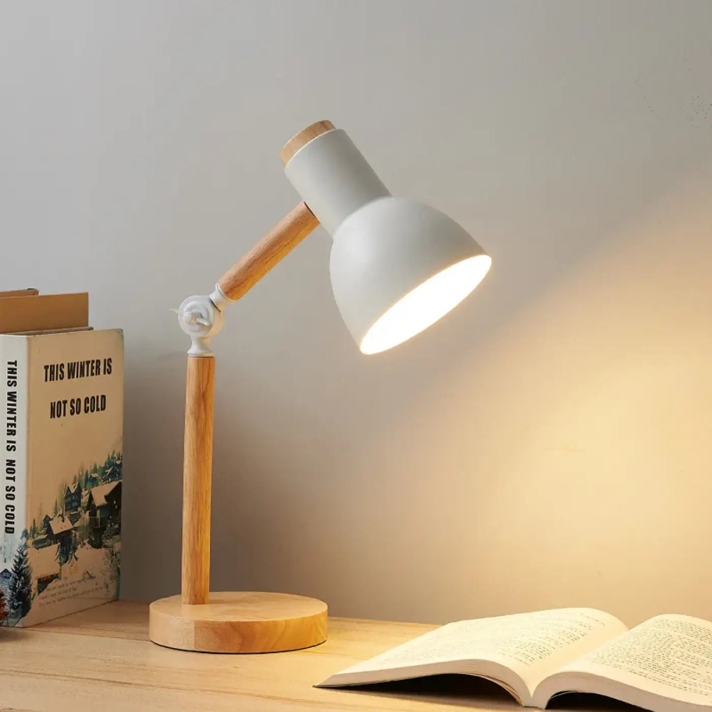 Lampe de table Scandinave en Bois - Lily