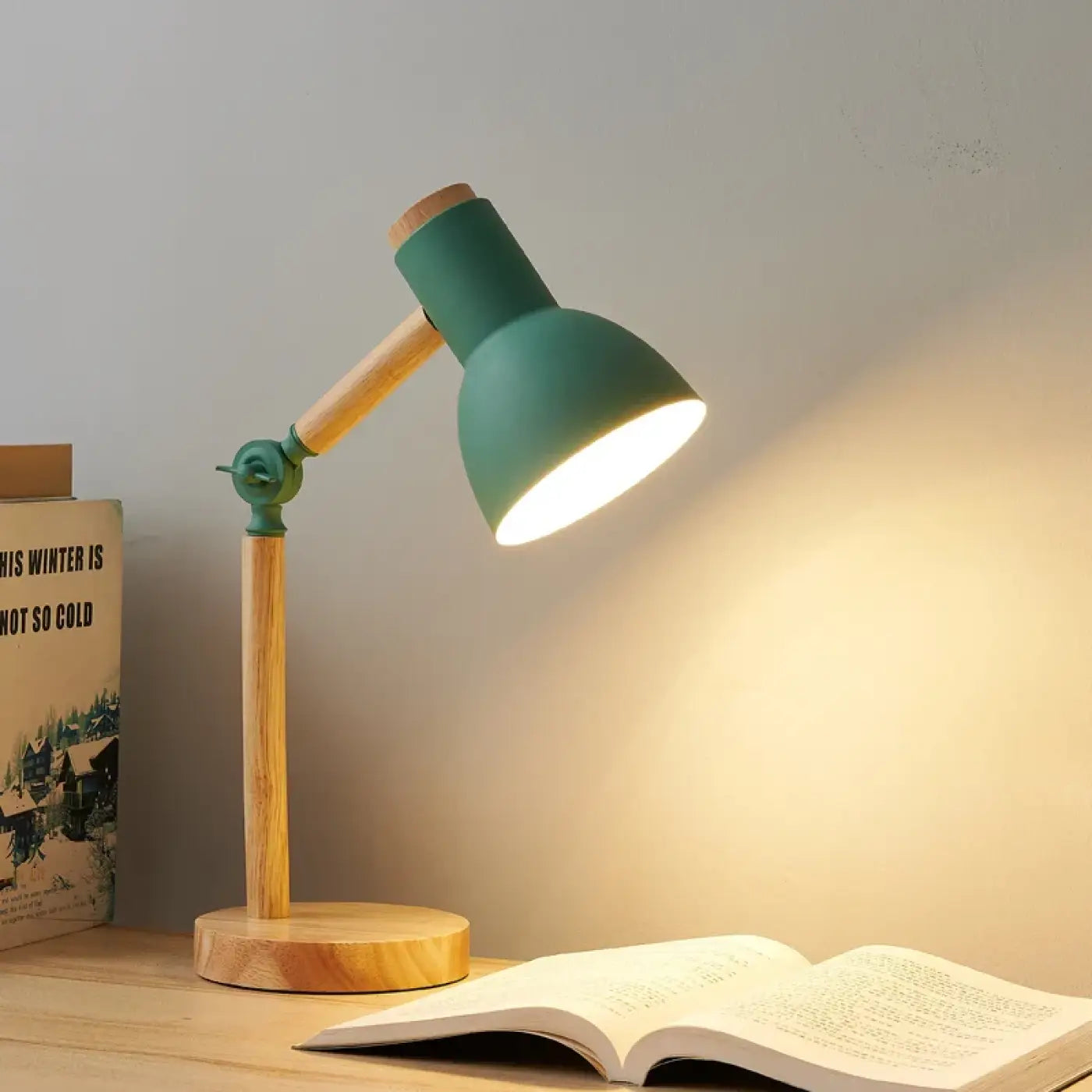Lampe de table Scandinave en Bois - Lily