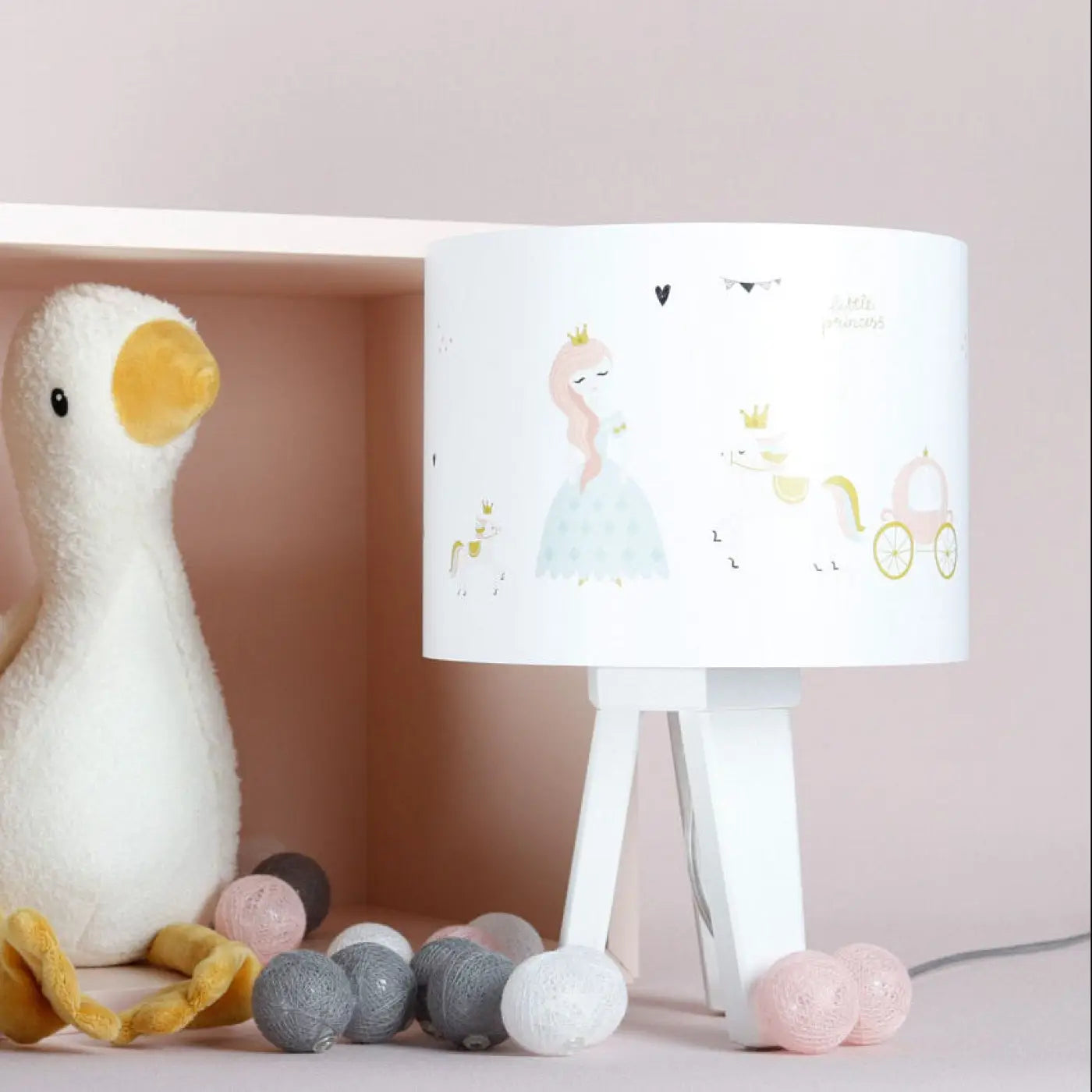 Lampe de table - Sweet Dreams (Blanc / Rose)