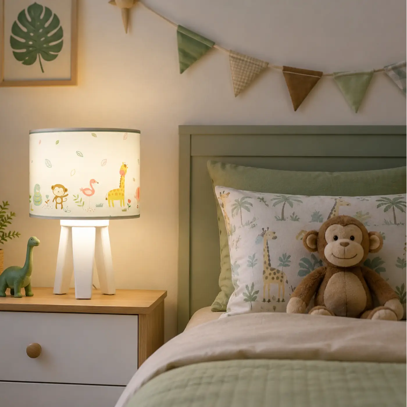 Lampe de Table - Sweet Dreams (Blanc / Vert Clair)