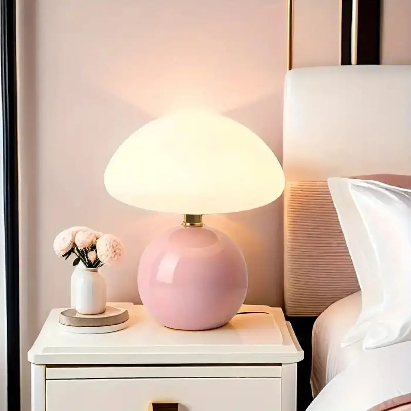 Lampe de Table Retro - Blush