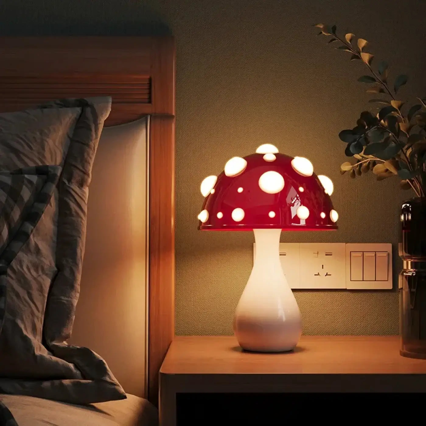 Lampe de chevet en Bois - Moushirou