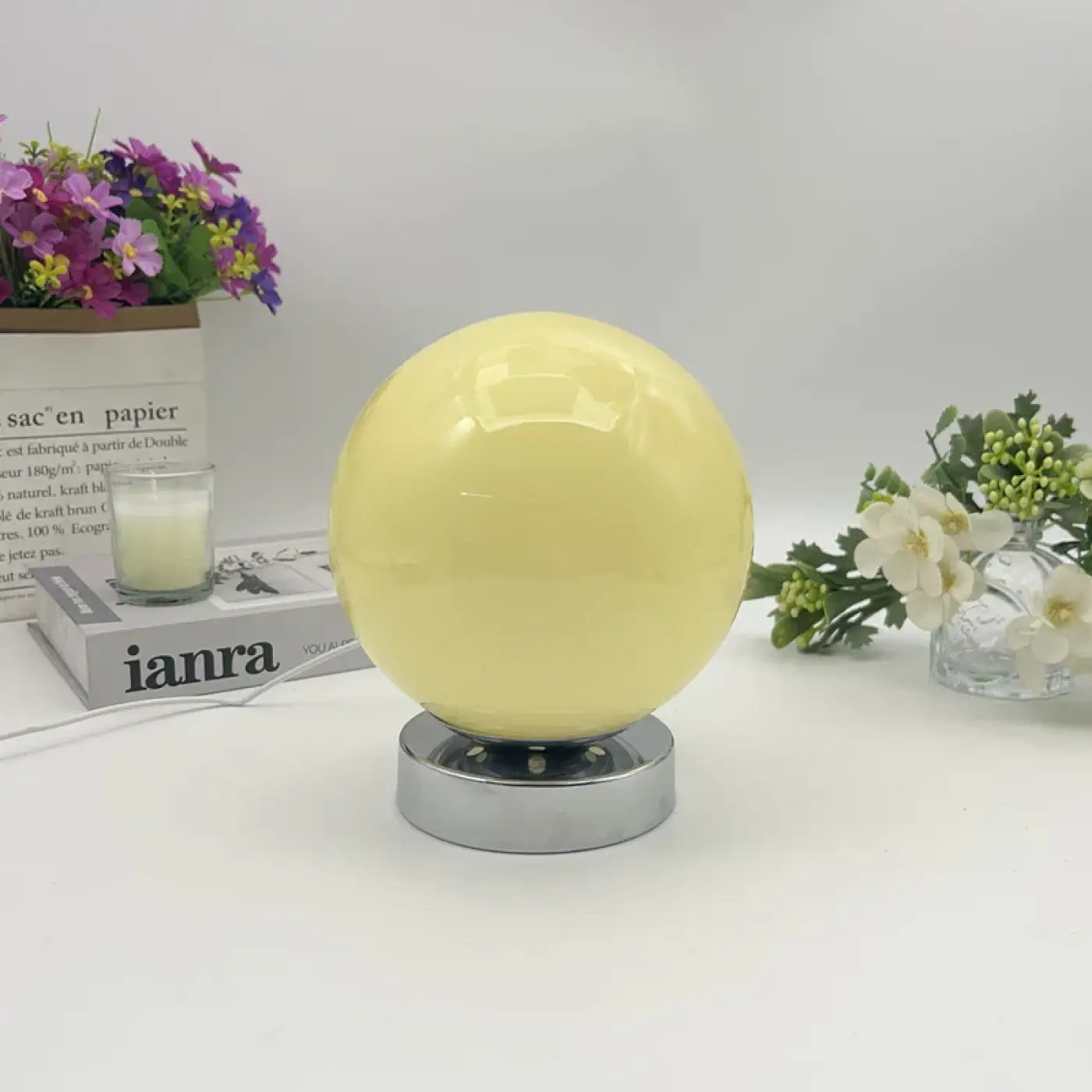 Lampe de Chevet Design en Verre - Lange