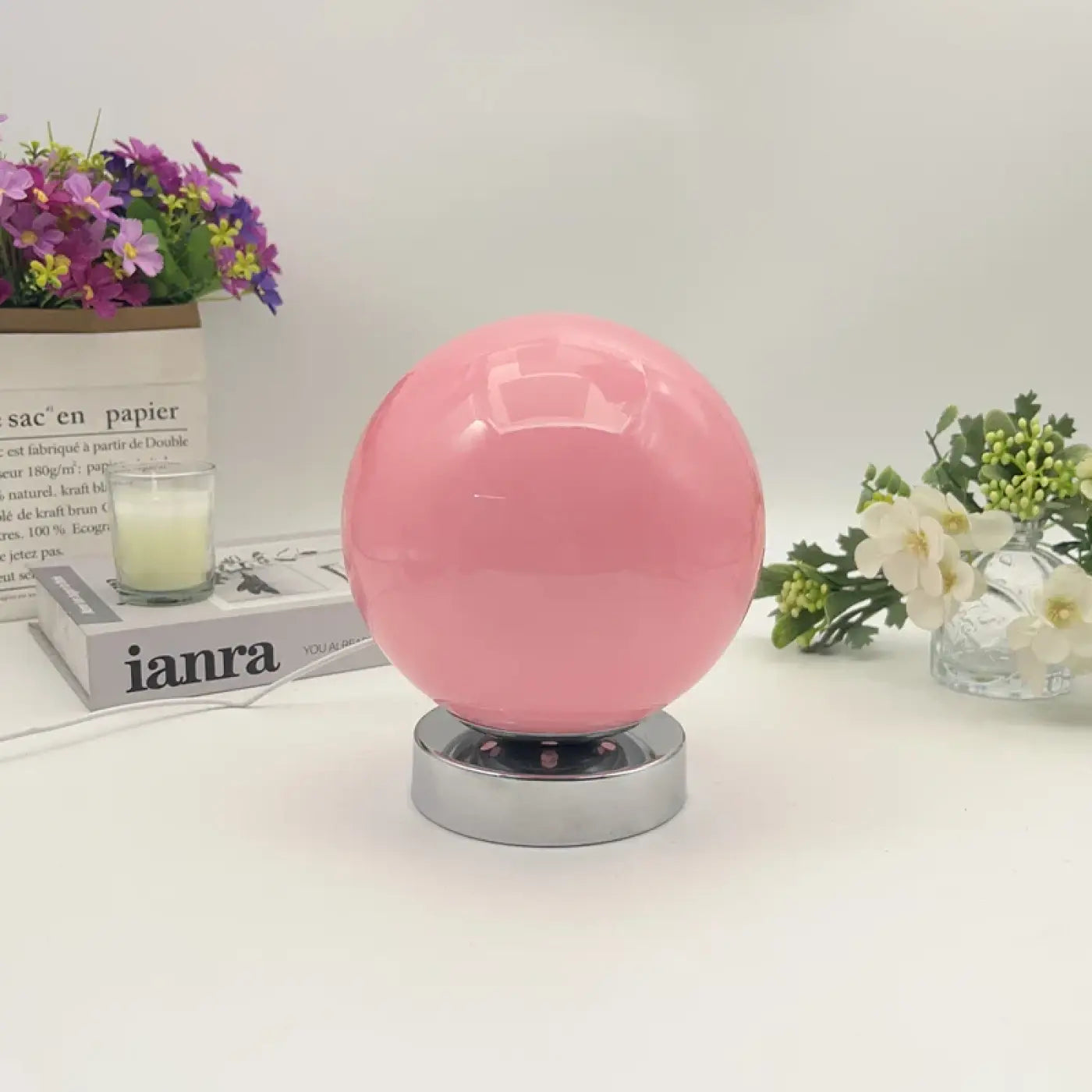 Lampe de Chevet Design en Verre - Lange