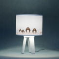Lampe de table en Bois - Sweet Dreams ( Bleu Clair / Blanc / Noir)