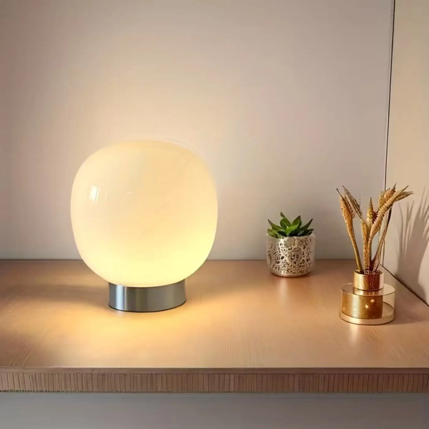 Lampe de Chevet Minimaliste en Verre - Macaron