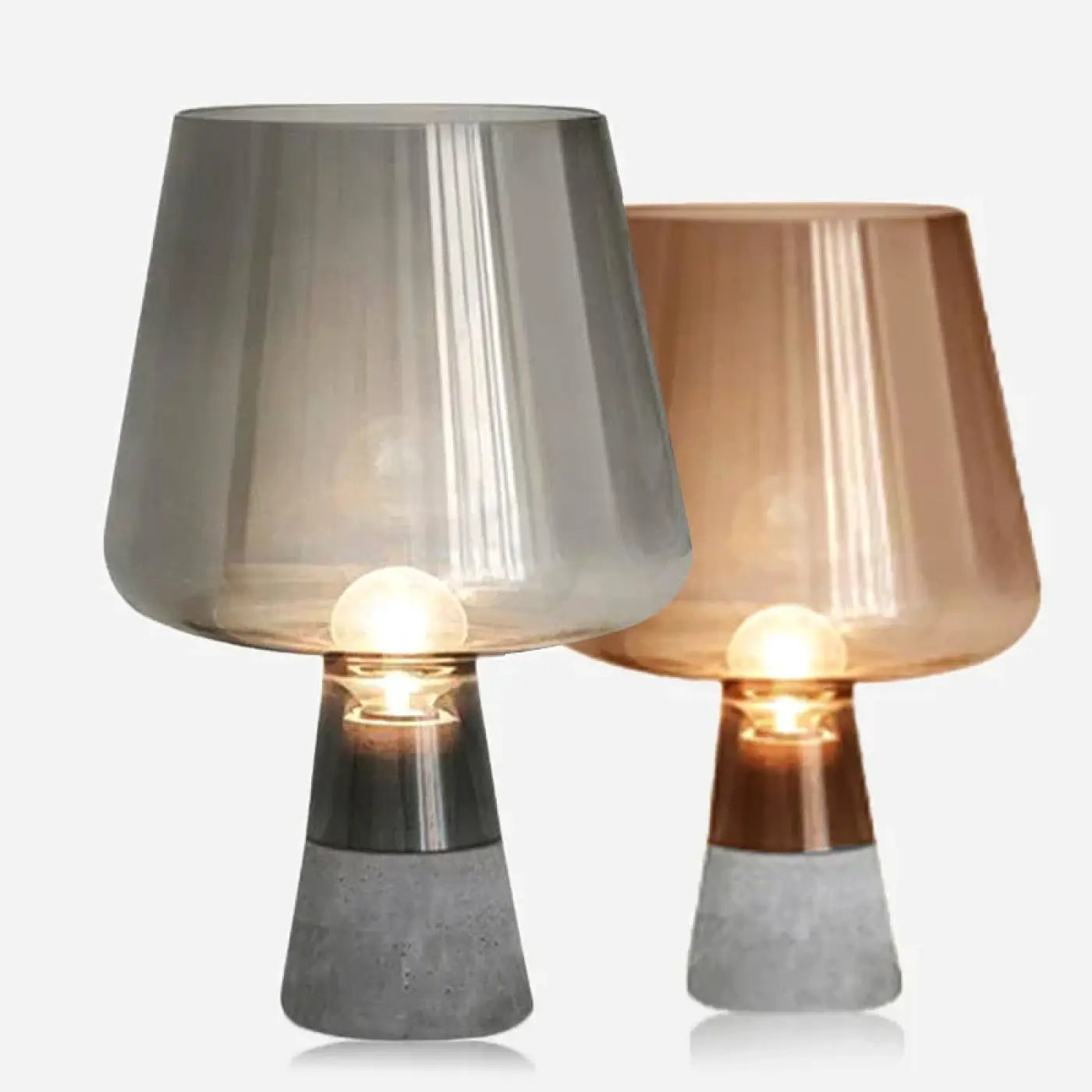 Lampe de chevet Moderne en Verre - Cimentis