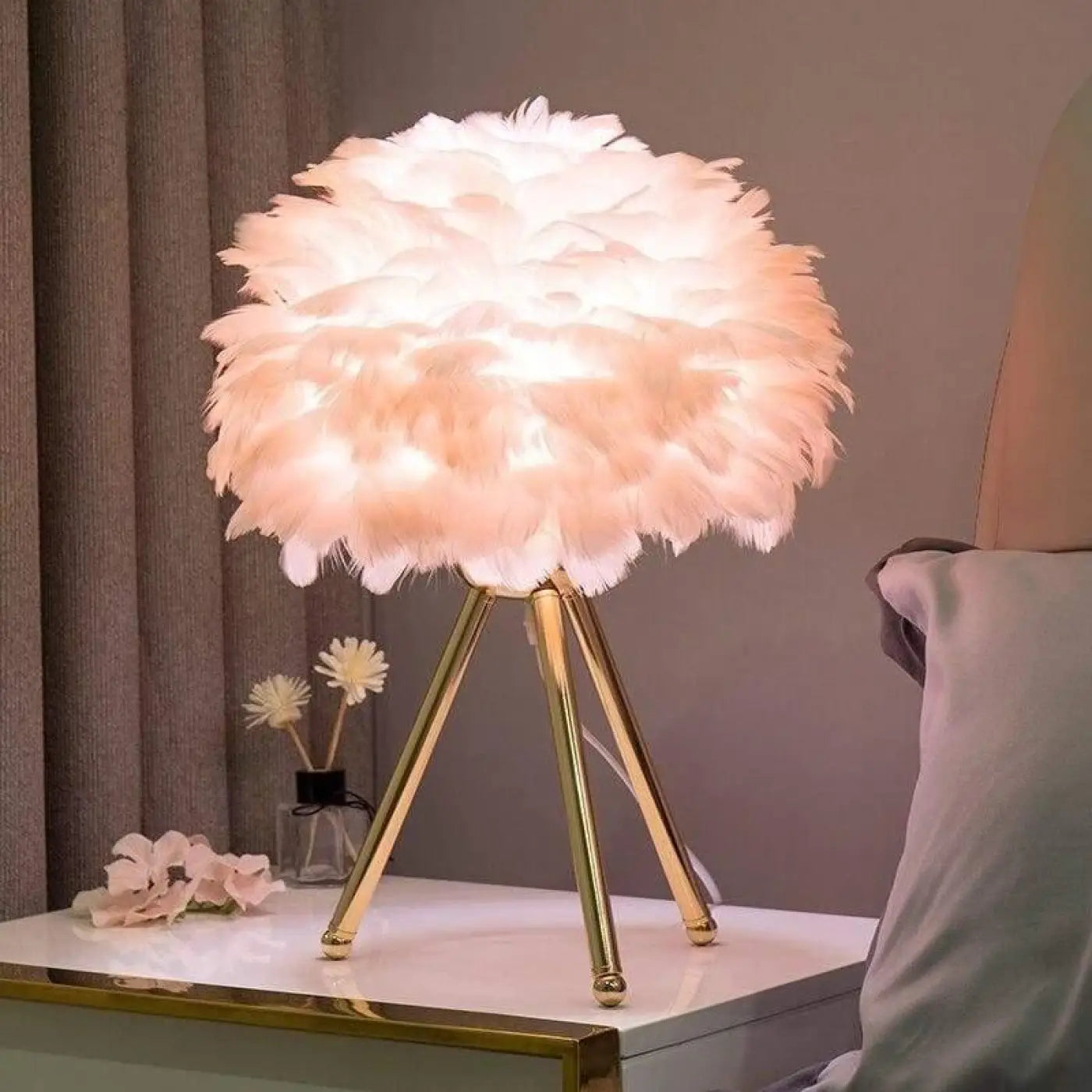 Lampe de Chevet - Plume