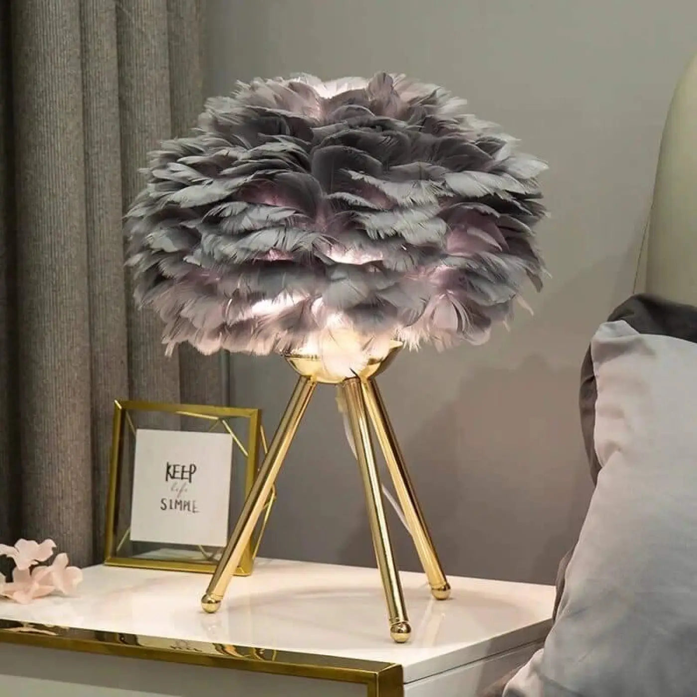 Lampe de Chevet - Plume