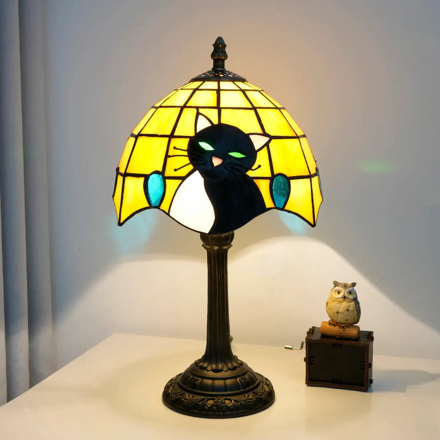 Lampe de Chevet en Verre - Miaou