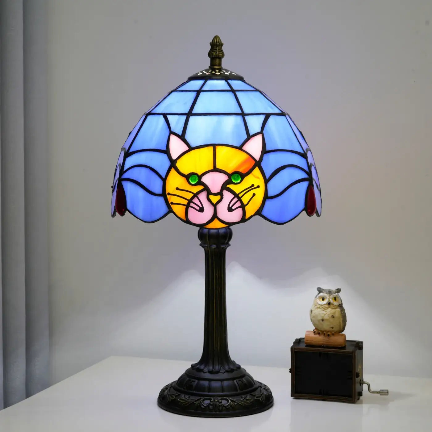 Lampe de Chevet en Verre - Miaou