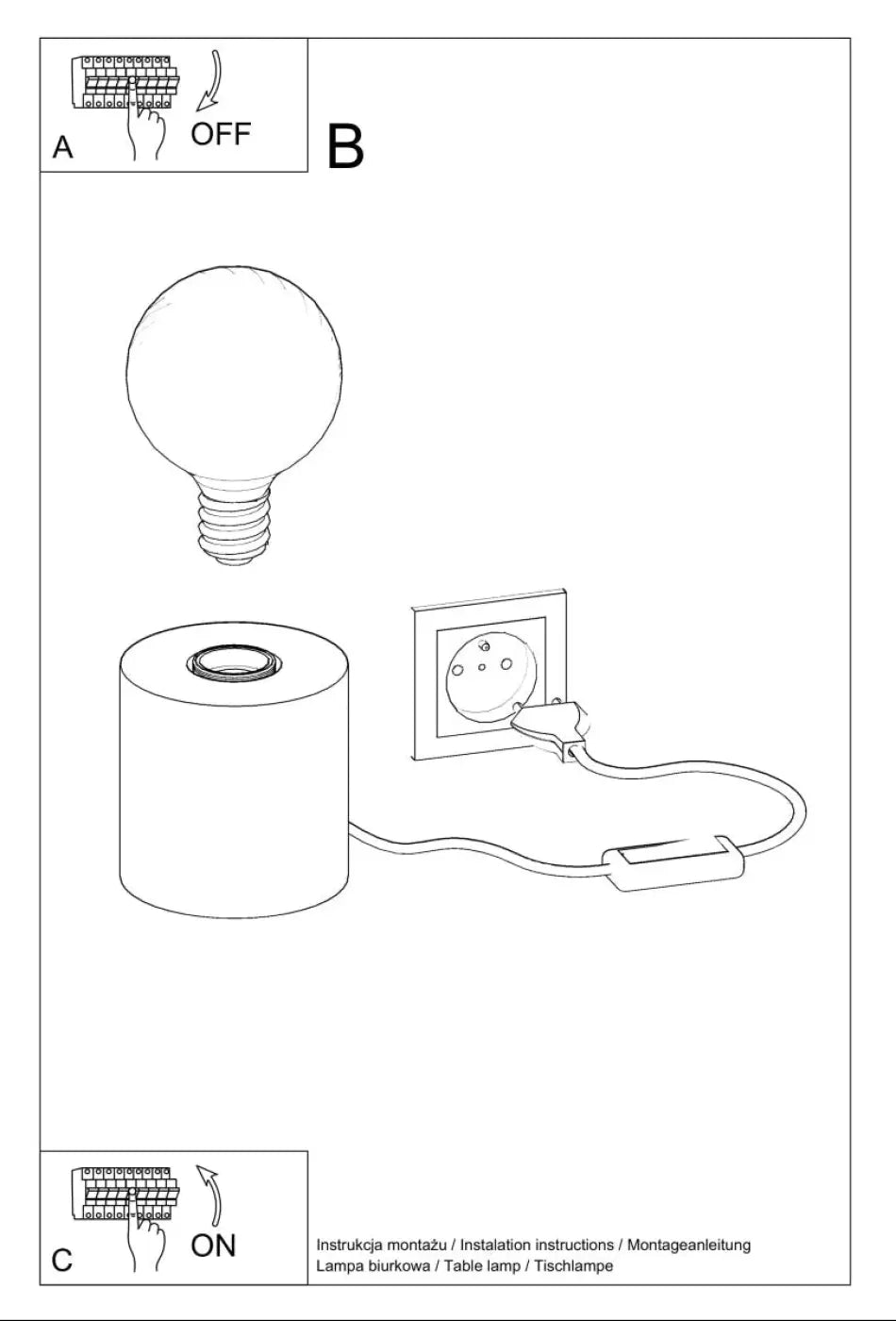Lampe A Poser Design en Bois - Salgado (Bois)