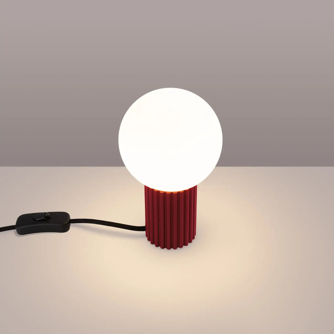 Lampe A Poser Design - Halo (Bordeaux)