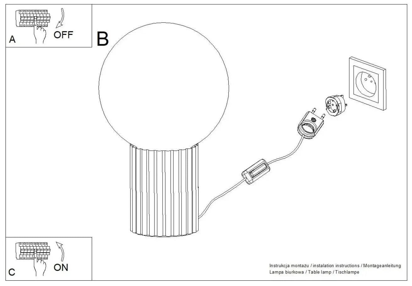 Lampe A Poser Design - Halo (Bordeaux)