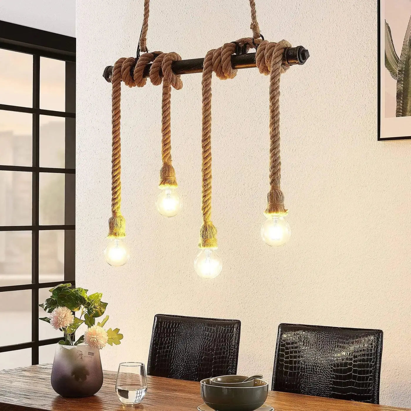 Lampe Suspendue - Corde
