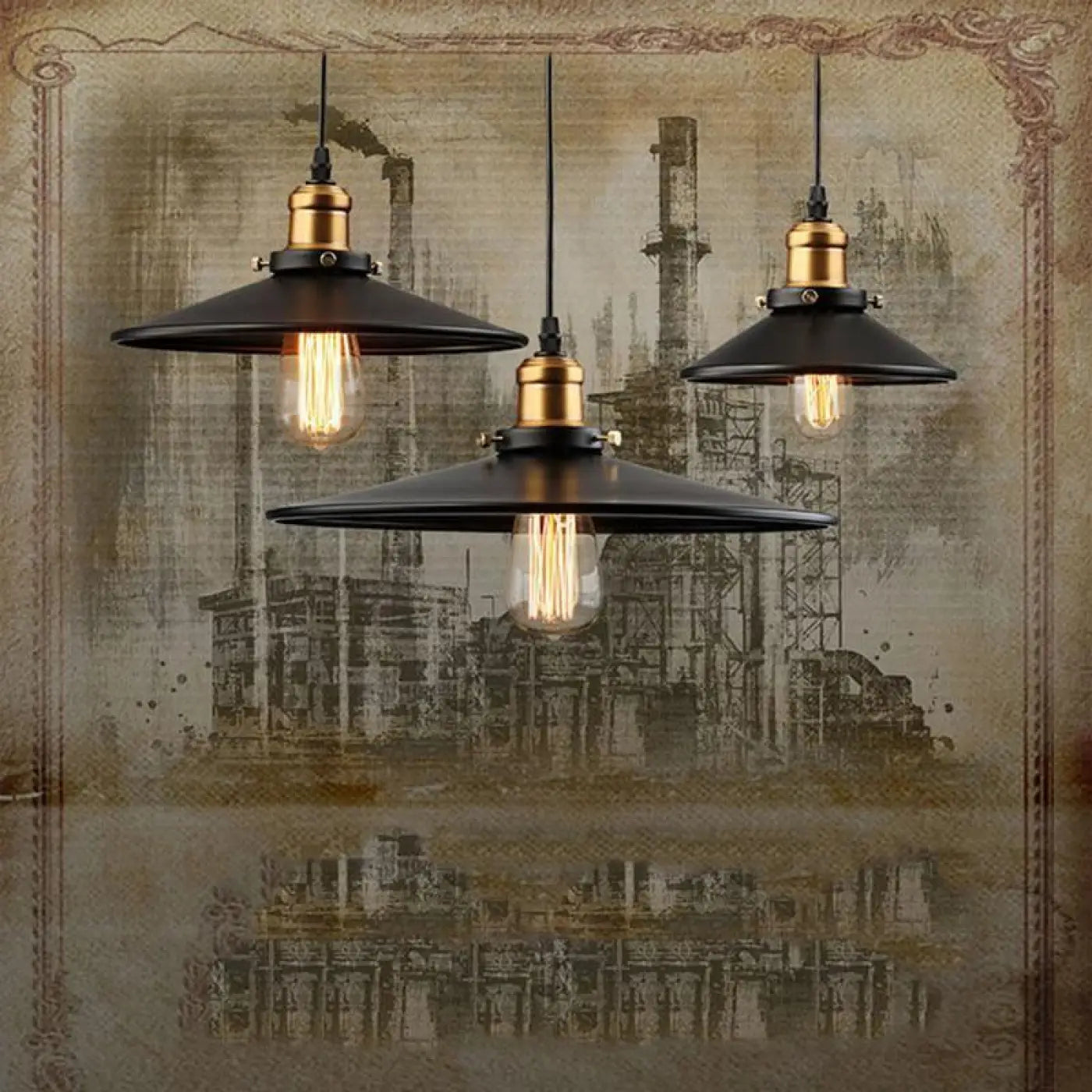 Lampe Suspendue - Vintage