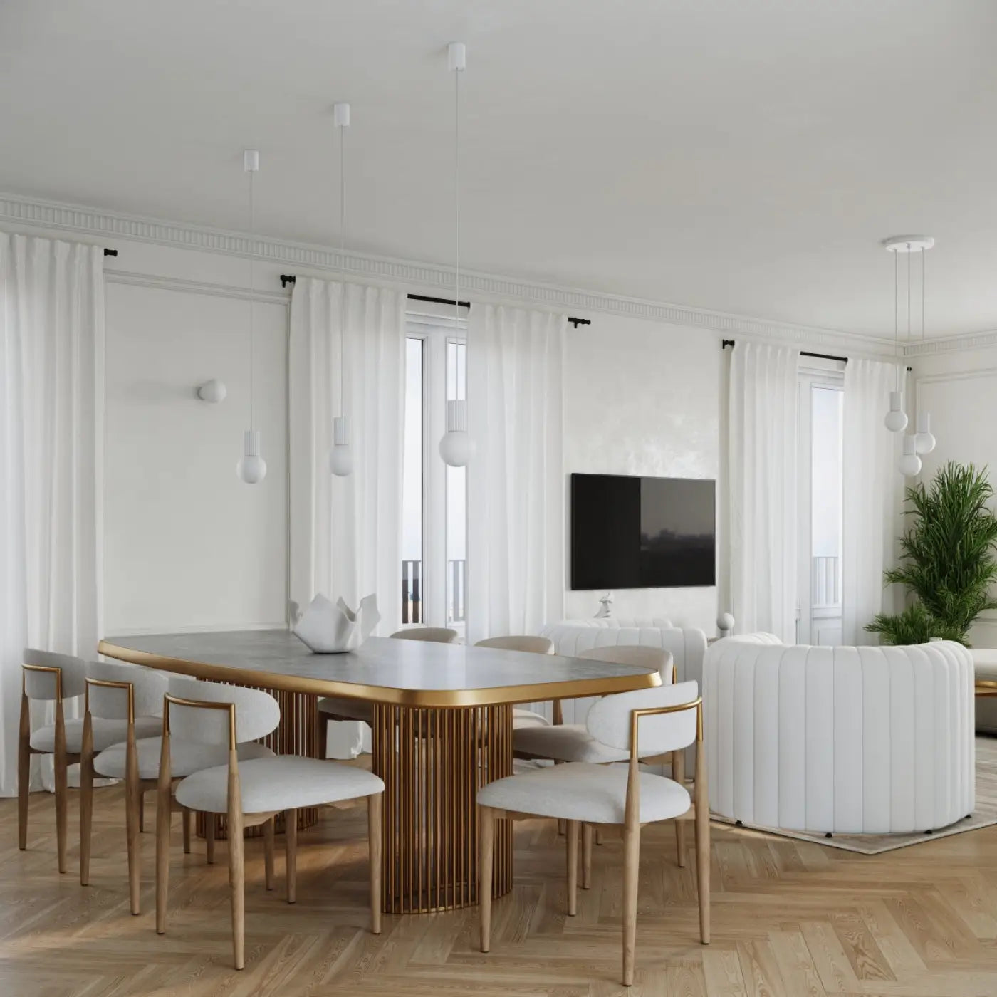 Lampe A Poser Design - Halo (Blanc)