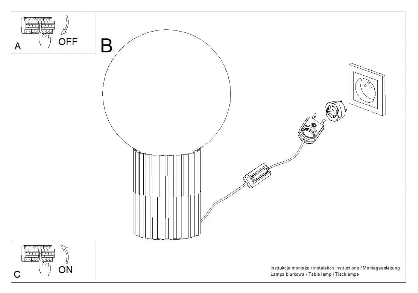 Lampe A Poser Design - Halo (Blanc)