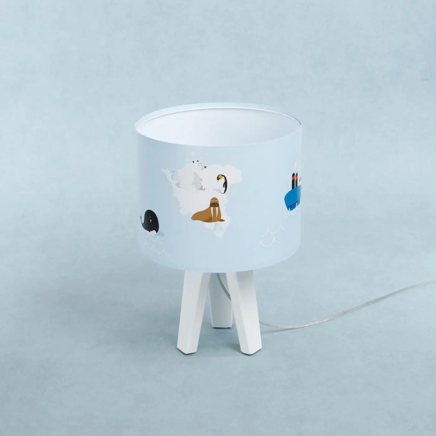Lampe de Table - Sweet Dreams (Bleu Clair / Blanc / Marron)