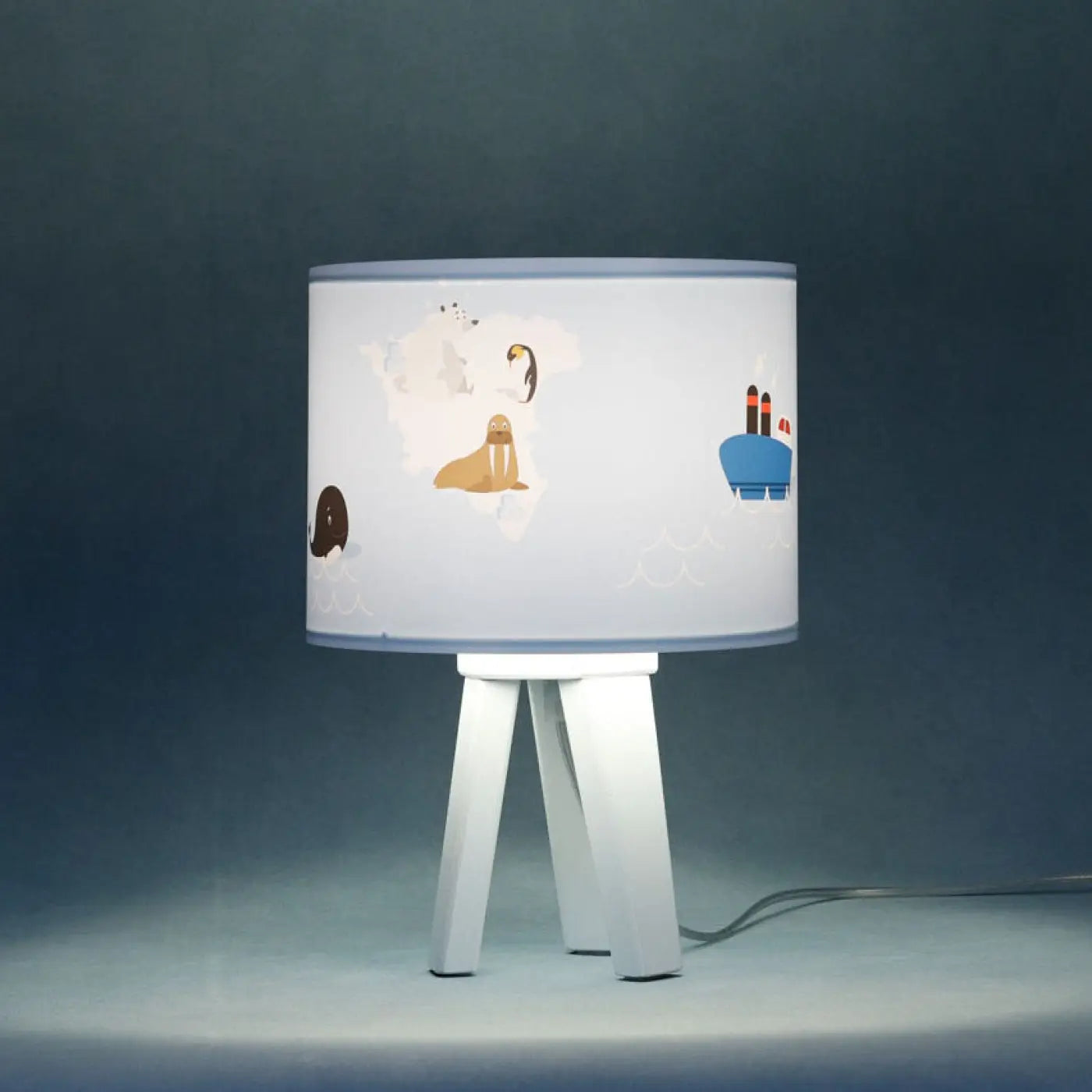 Lampe de Table - Sweet Dreams (Bleu Clair / Blanc / Marron)