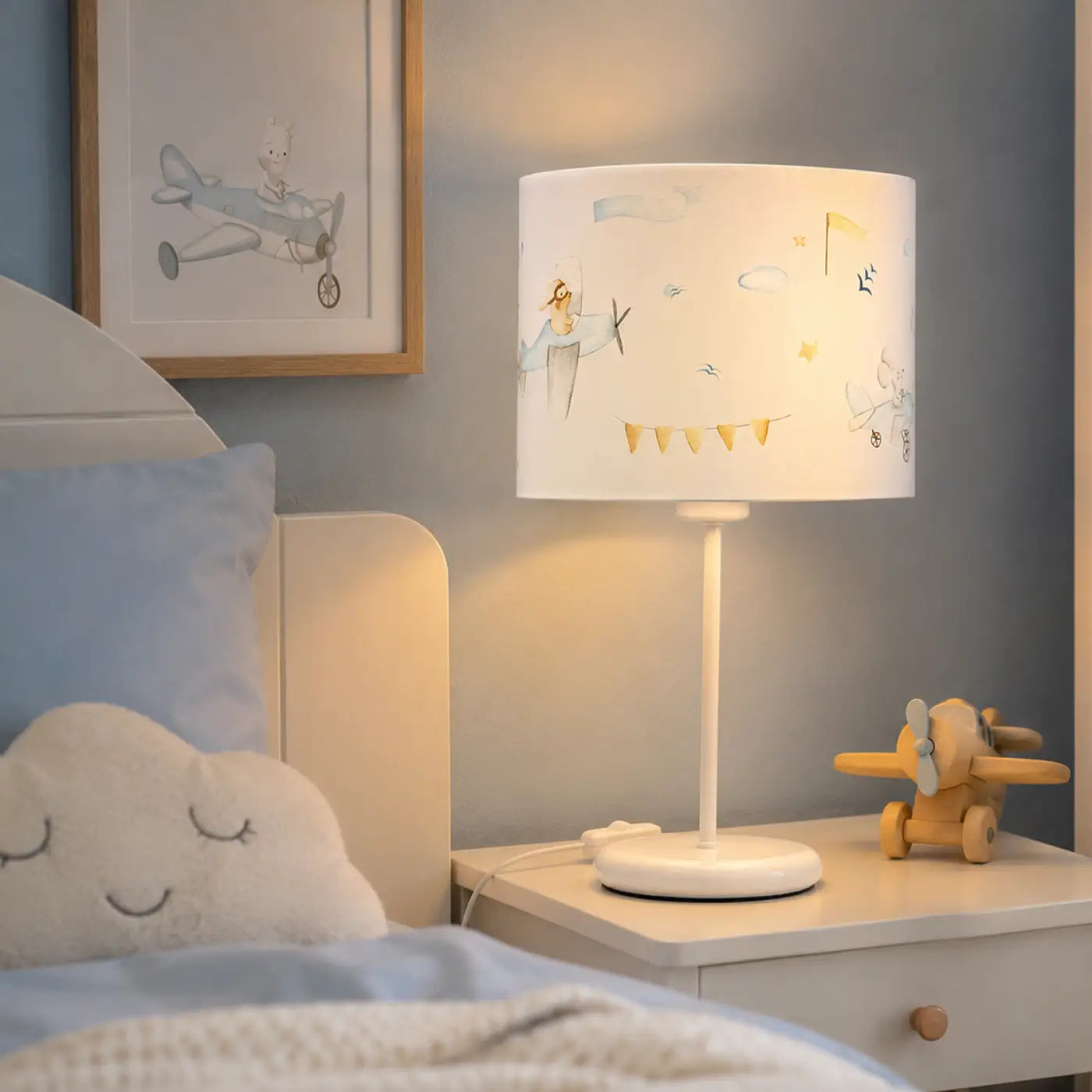 Lampe de Table - Sweet Dreams (Bleu Clair/Blanc)