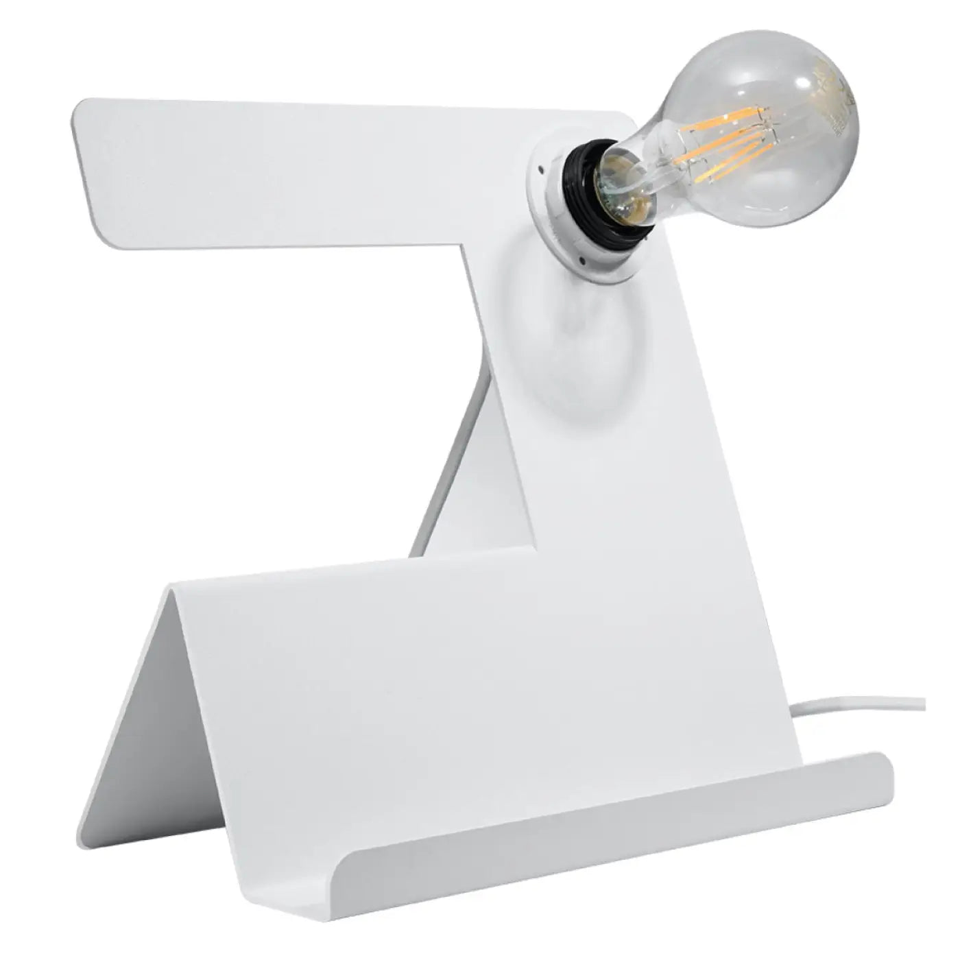 Lampe De Table Minimaliste - Incline (Blanc)