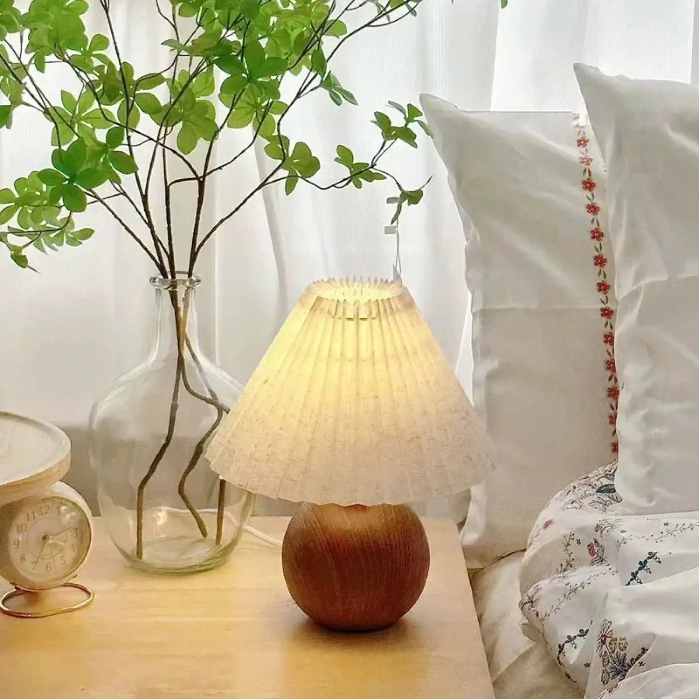 Lampe de Chevet Design en Bois - Pliplisse