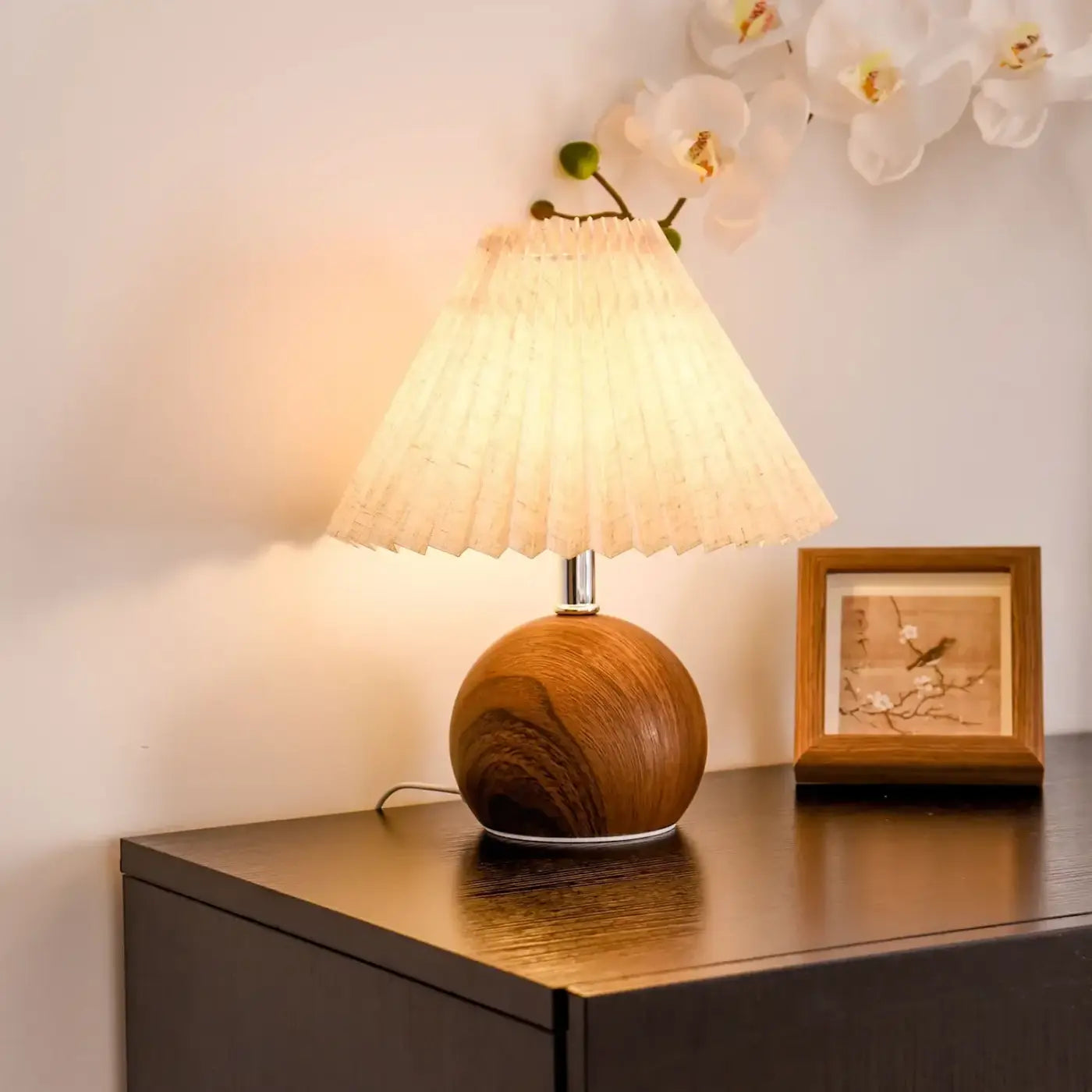 Lampe de Chevet Design en Bois - Pliplisse