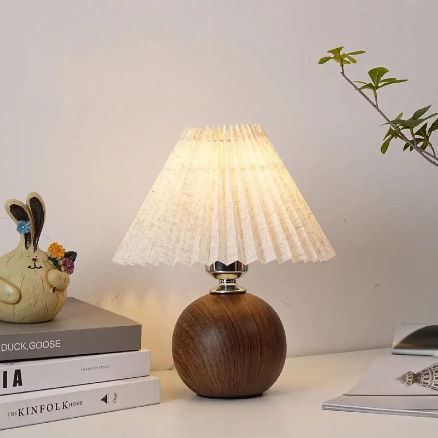 Lampe de Chevet Design en Bois - Pliplisse