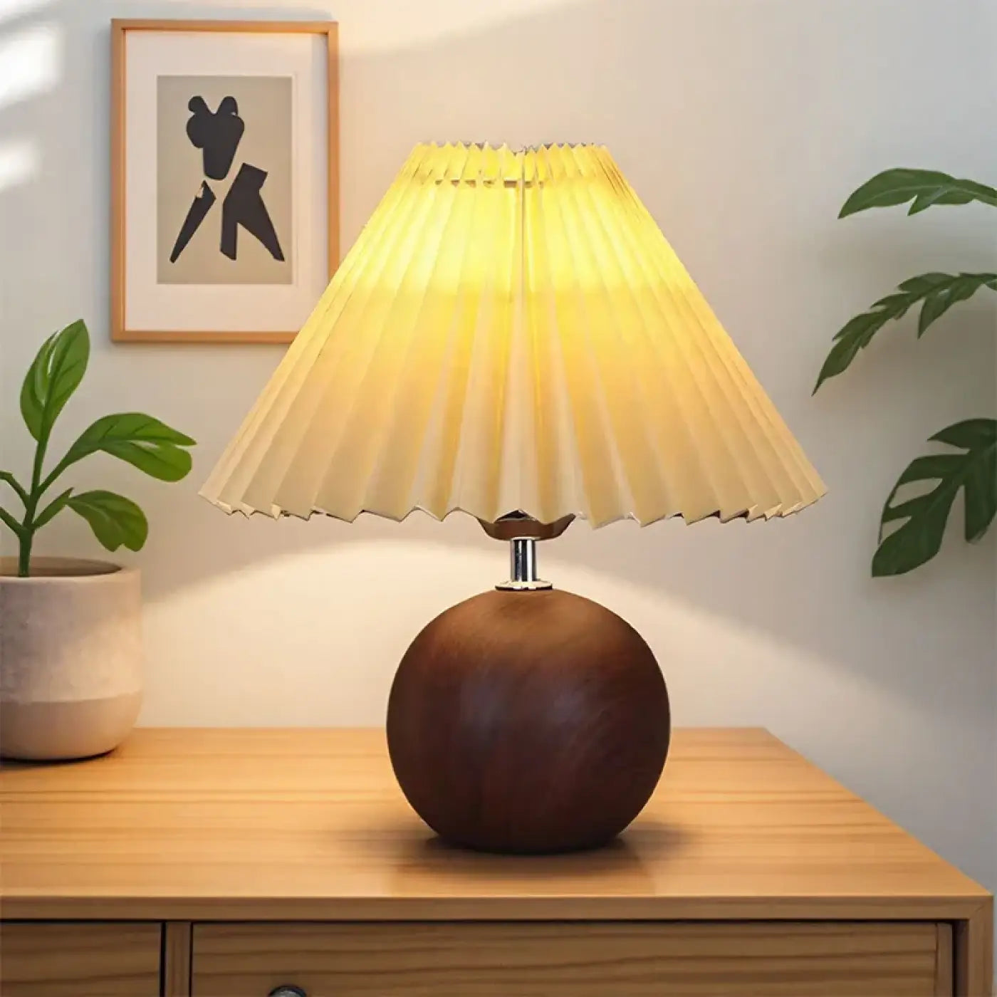 Lampe de Chevet Design en Bois - Pliplisse