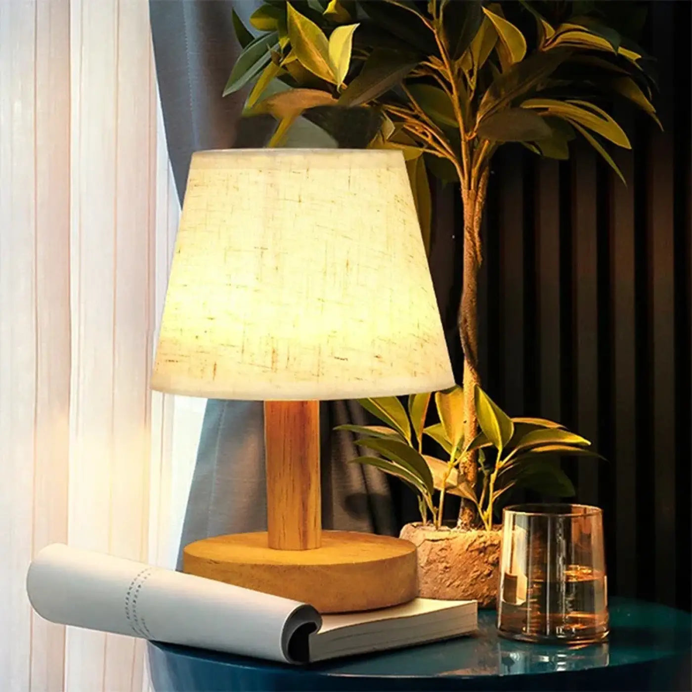 Lampe de table en Bois - Femih
