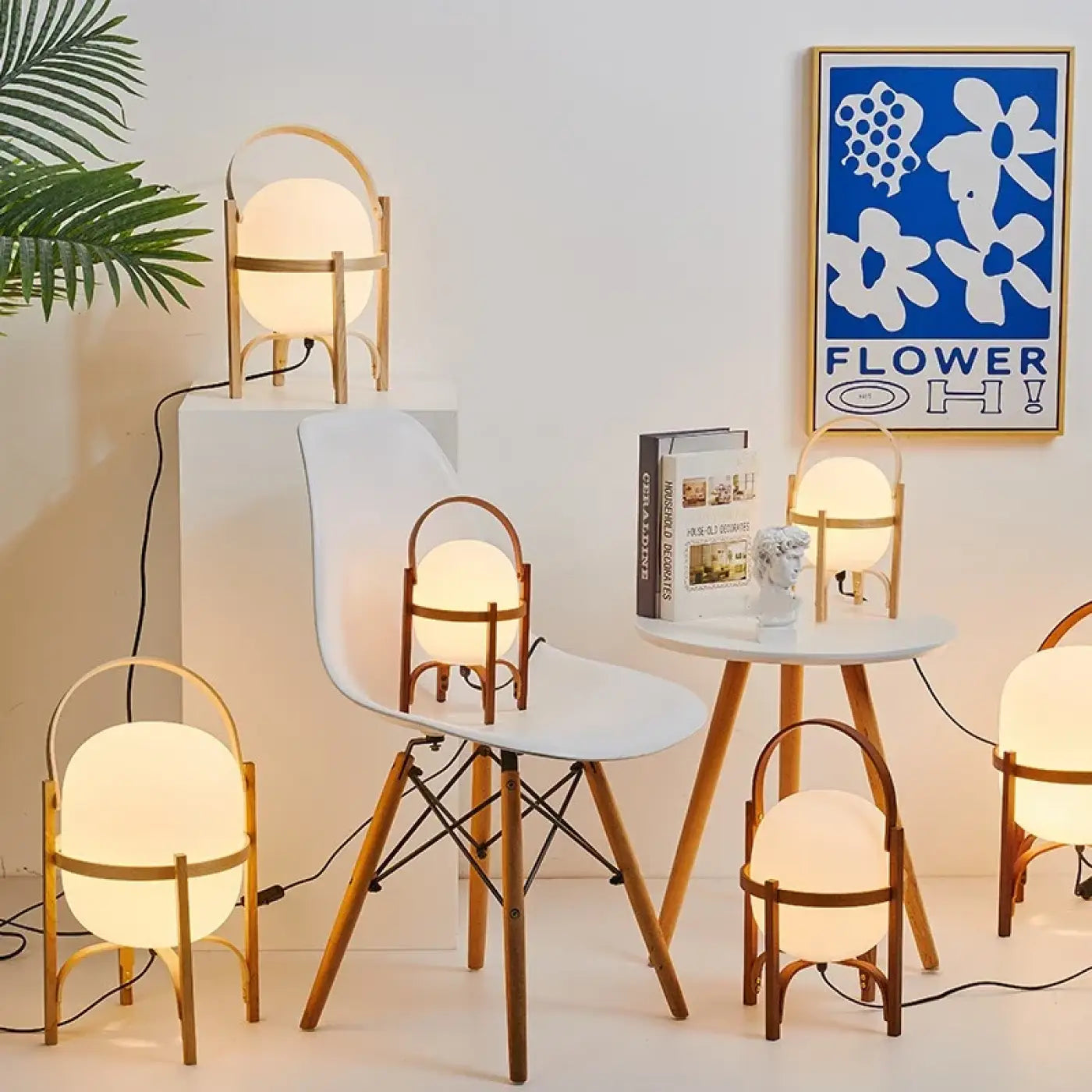 Lampe de table en Bois - Luna