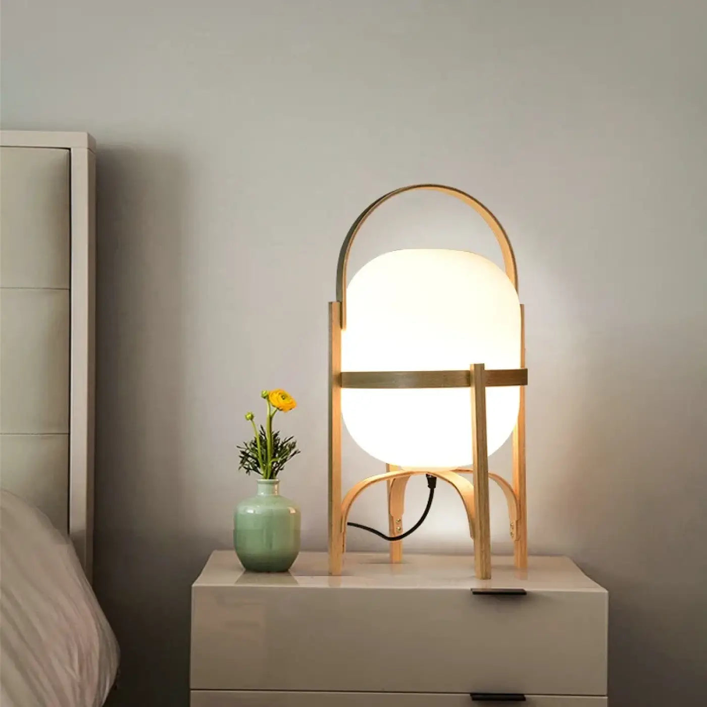 Lampe de table en Bois - Luna