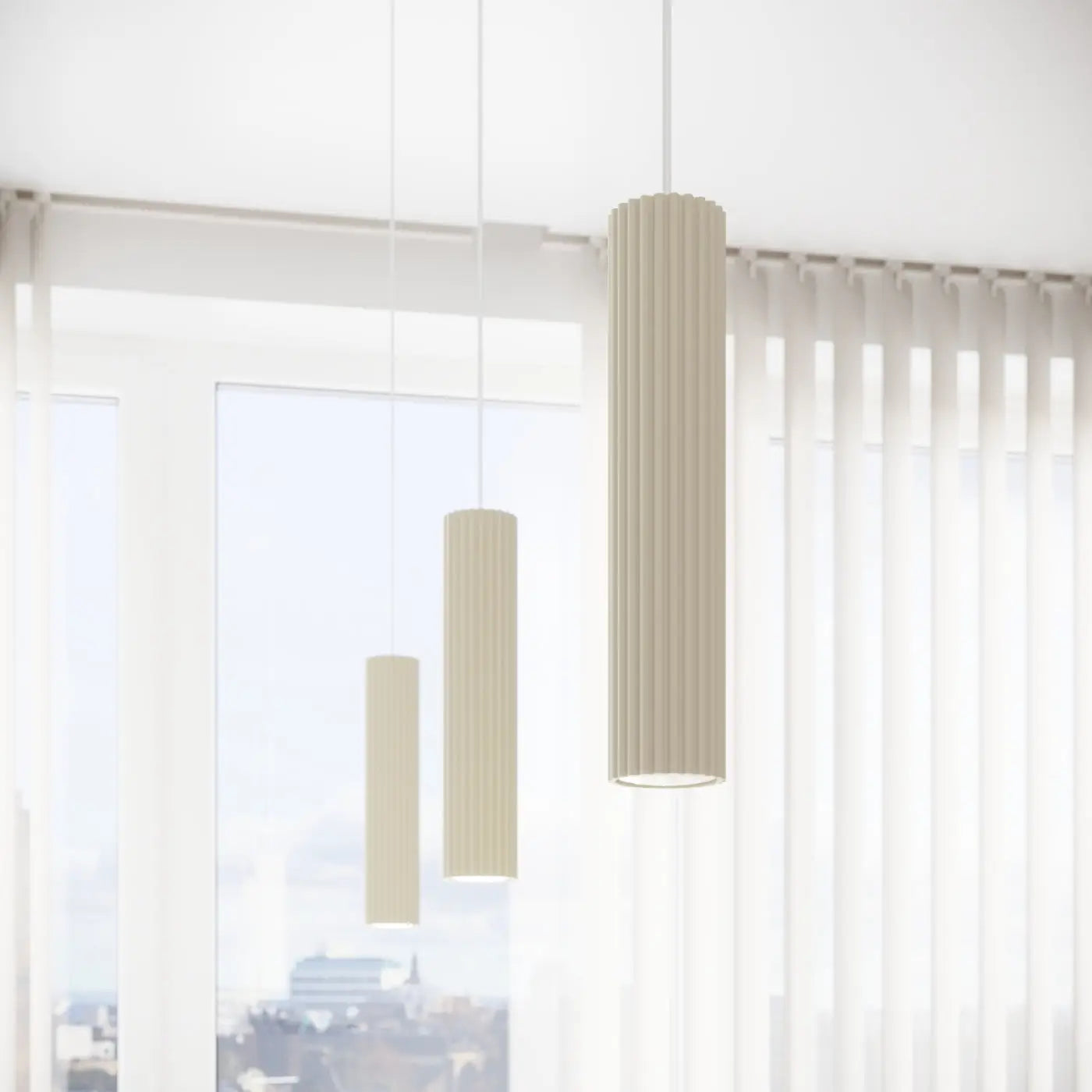 Lampe A Poser Design - Karbon (Beige)