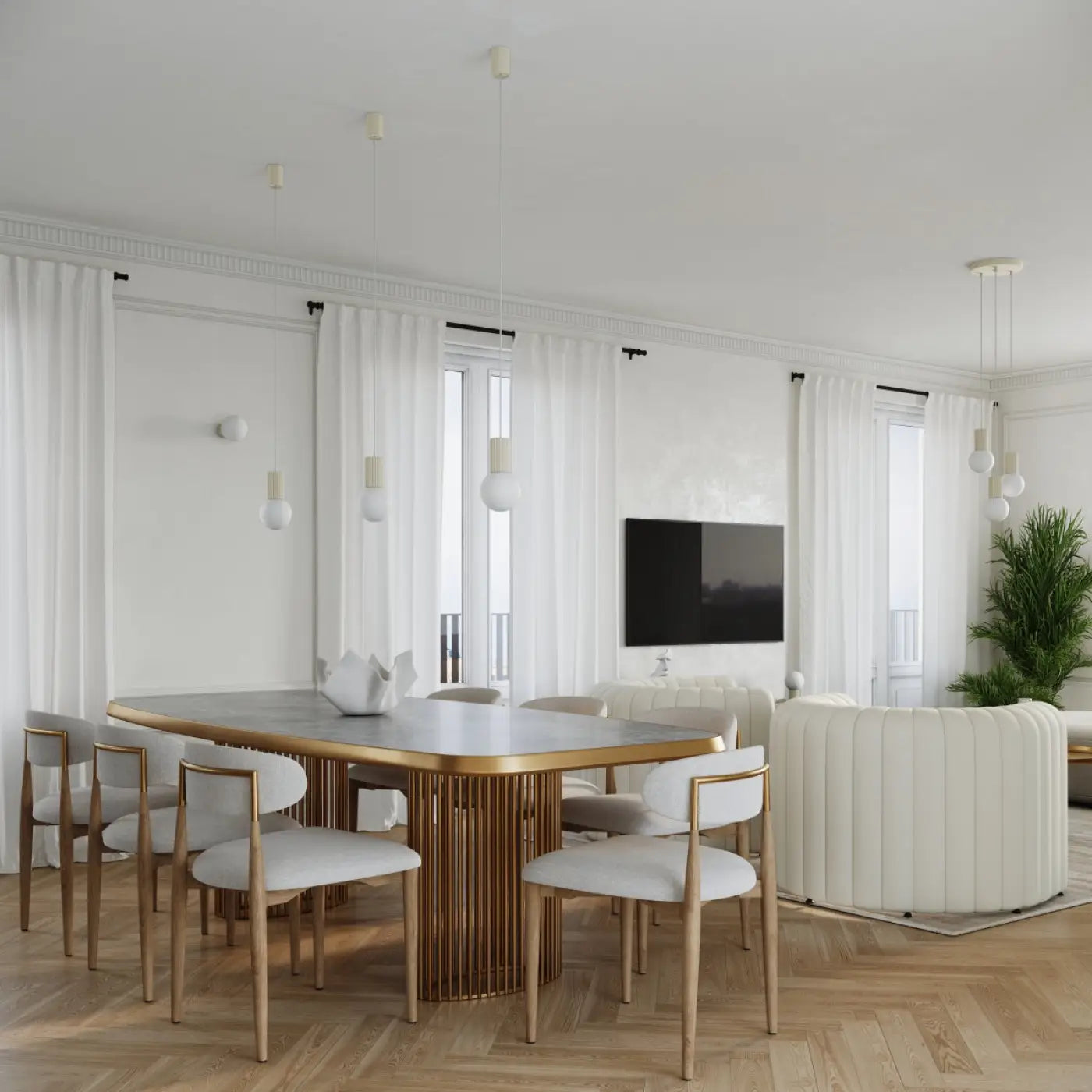 Lampe A Poser Design - Halo (Beige)
